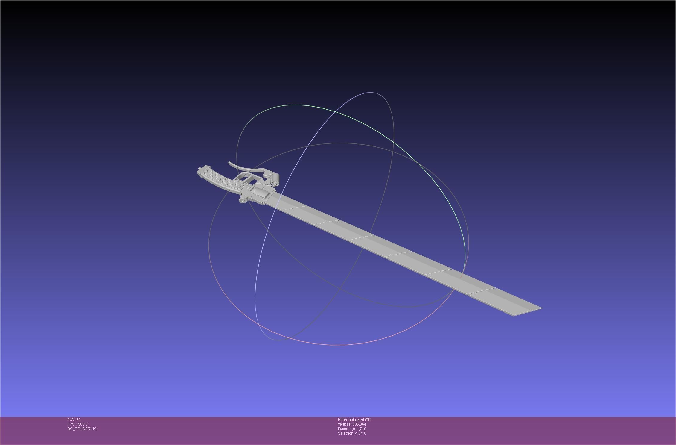 Attack On Titan Sword Printable Assembly Rework 3D print model_67