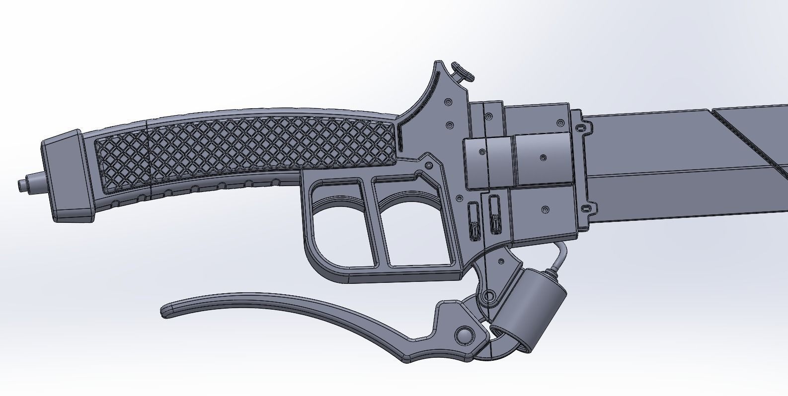 Attack On Titan Sword Printable Assembly Rework 3D print model_147