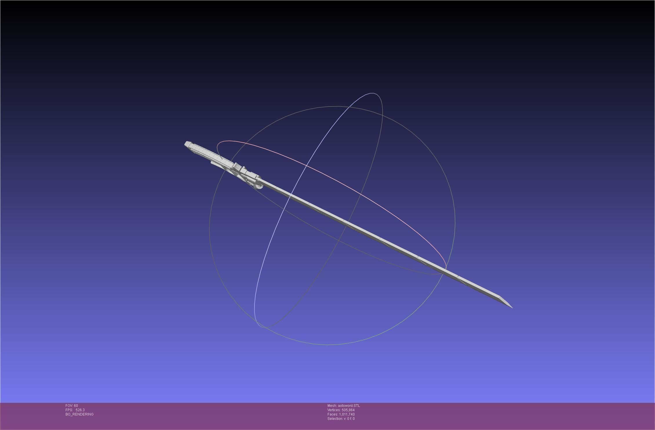 Attack On Titan Sword Printable Assembly Rework 3D print model_36