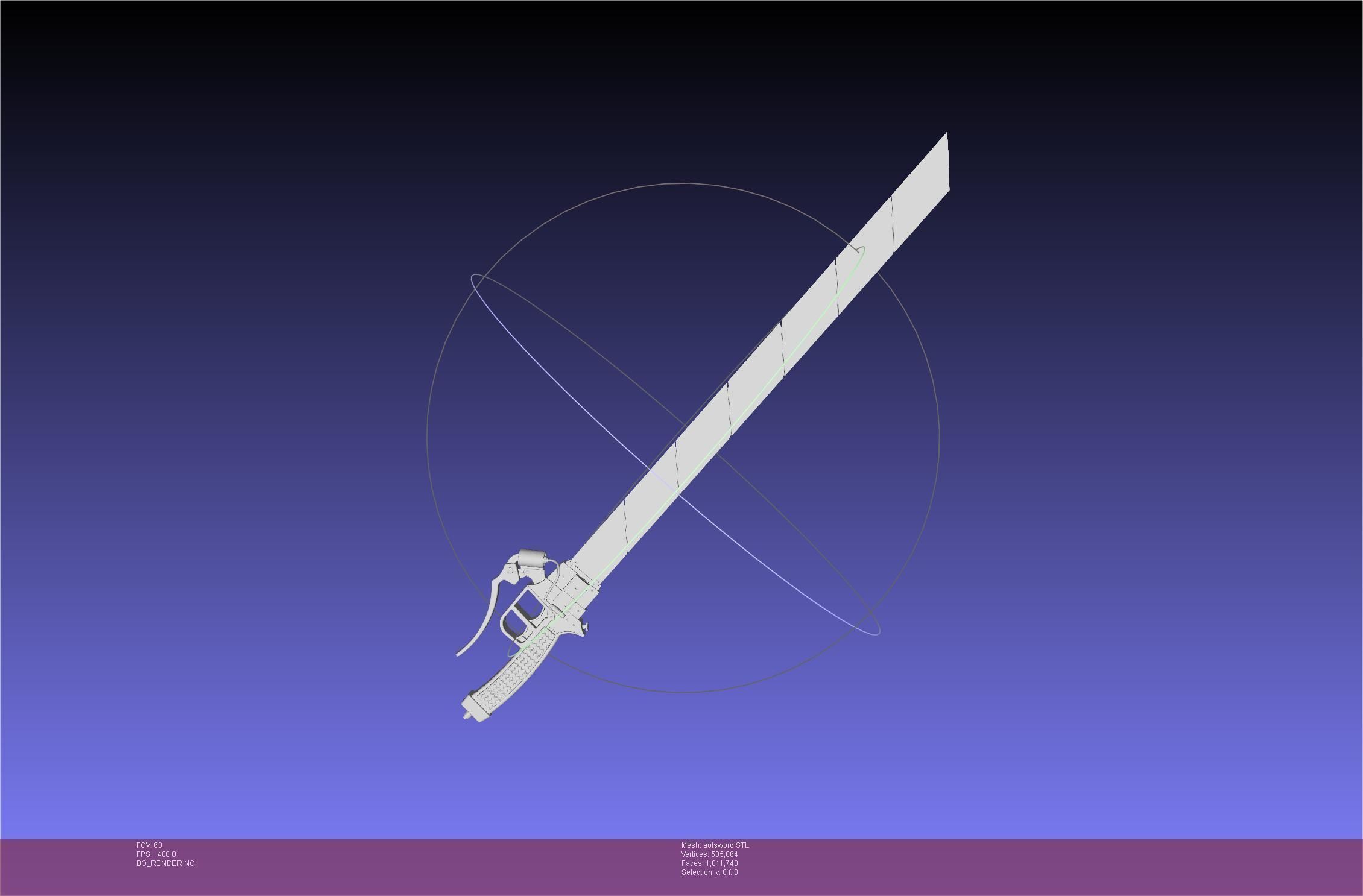 Attack On Titan Sword Printable Assembly Rework 3D print model_28