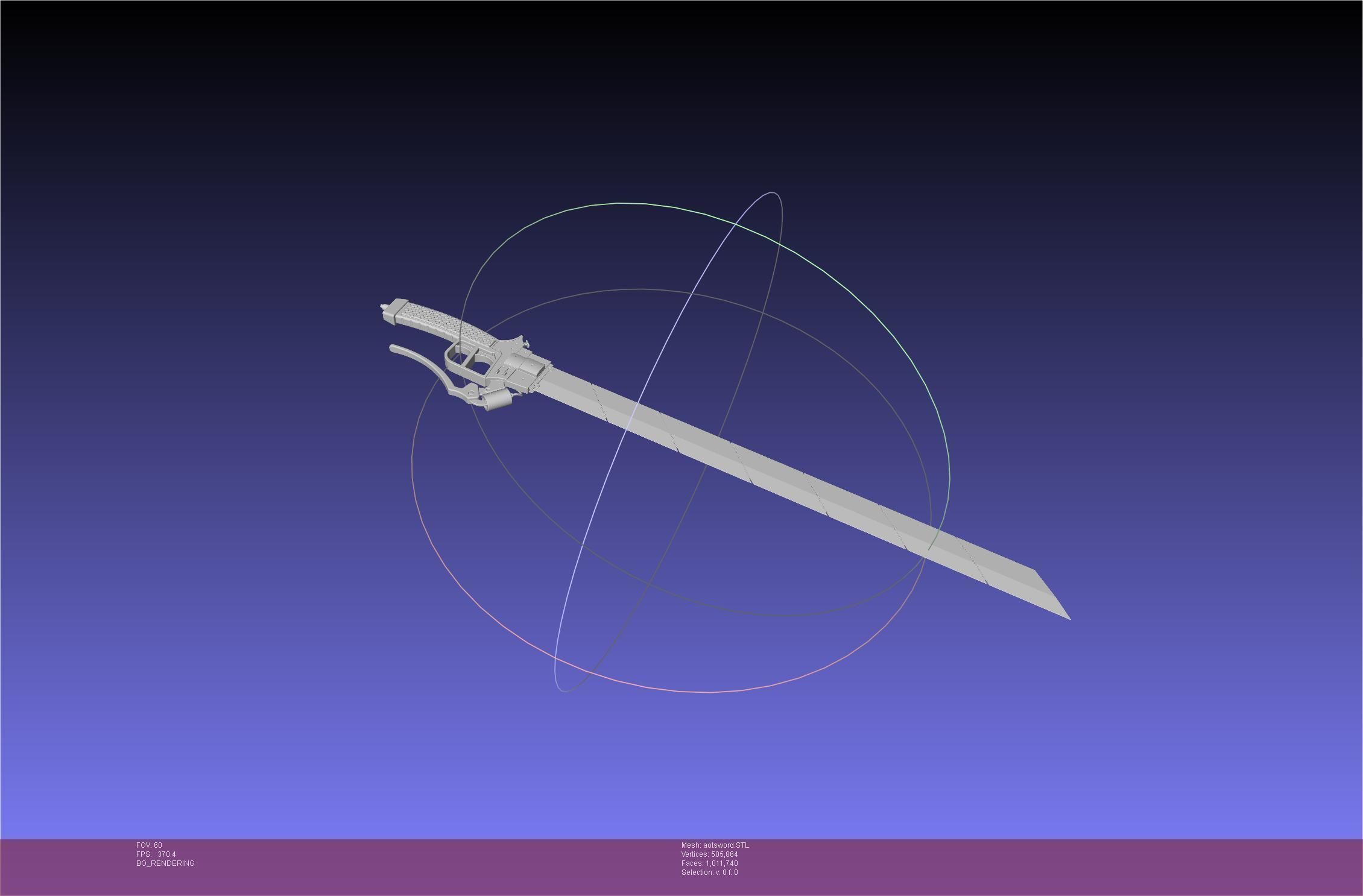 Attack On Titan Sword Printable Assembly Rework 3D print model_16