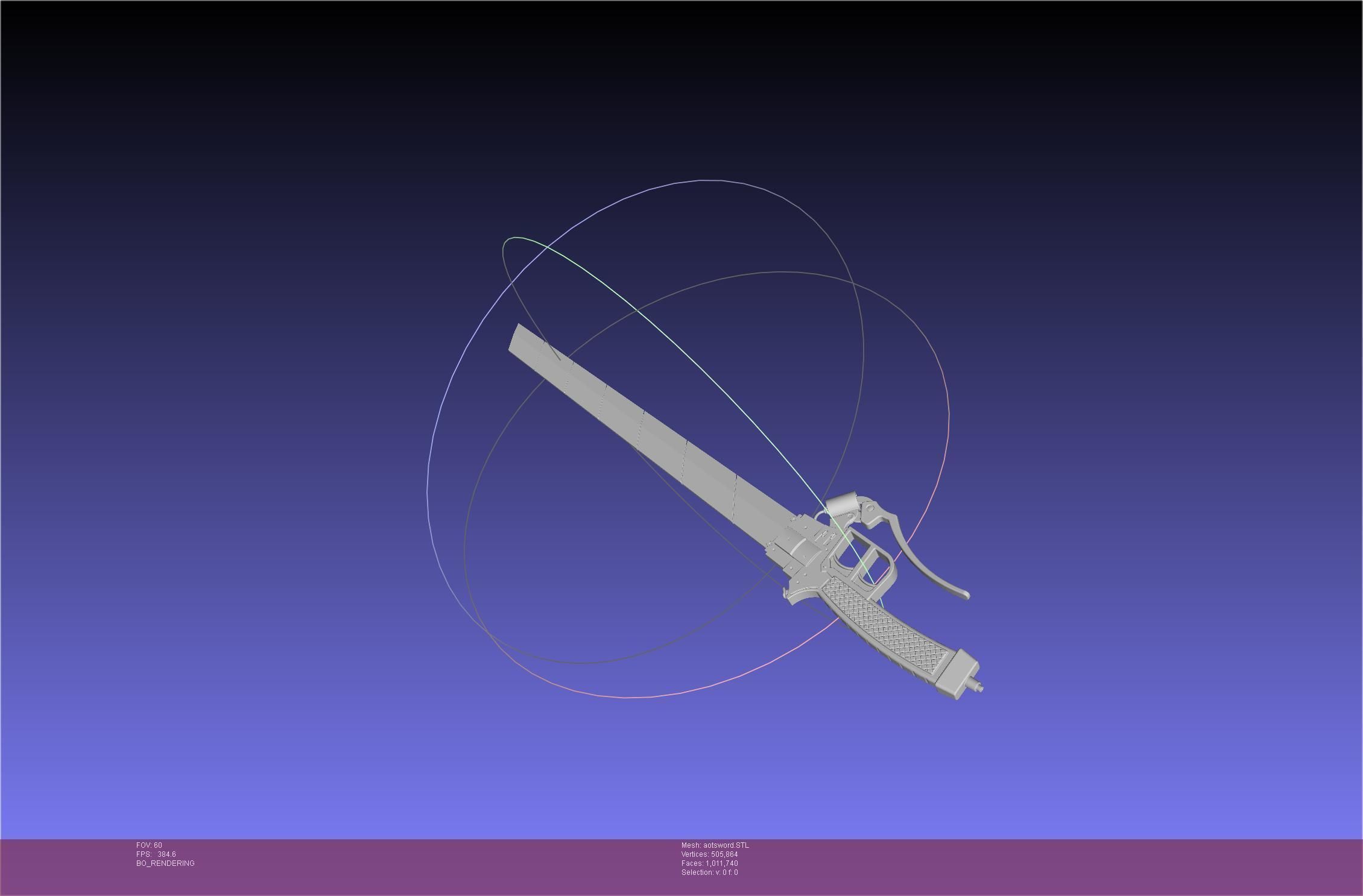 Attack On Titan Sword Printable Assembly Rework 3D print model_54
