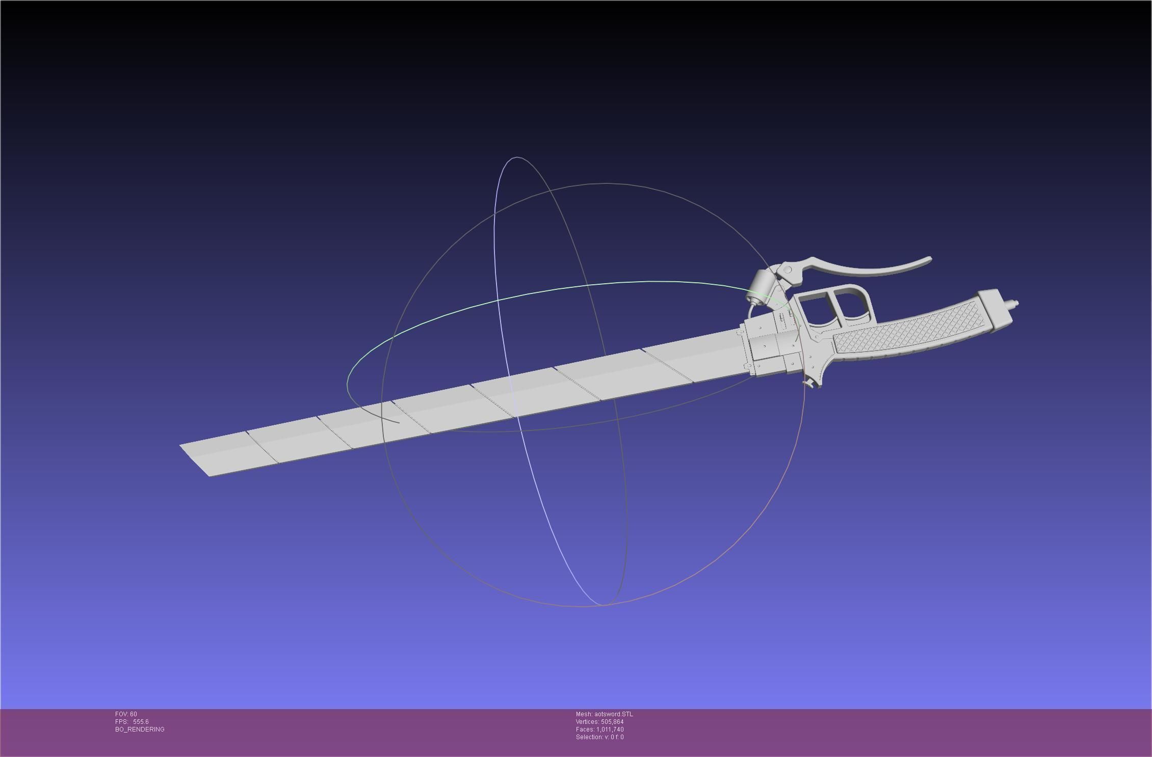 Attack On Titan Sword Printable Assembly Rework 3D print model_92