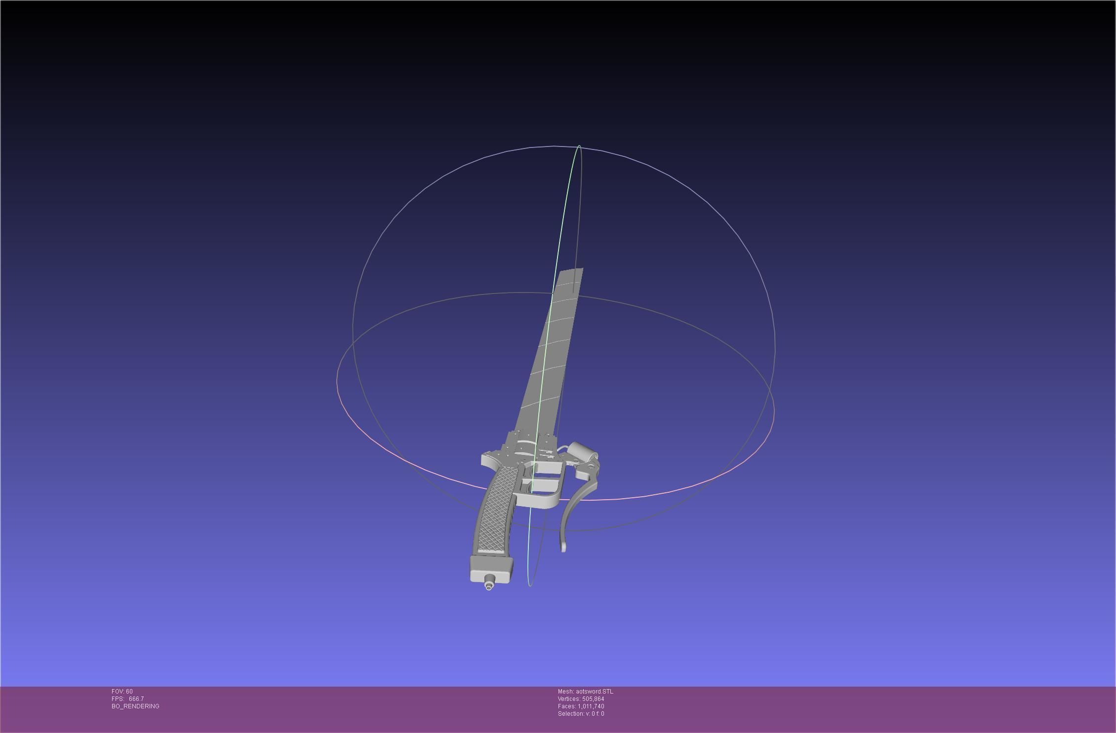 Attack On Titan Sword Printable Assembly Rework 3D print model_48