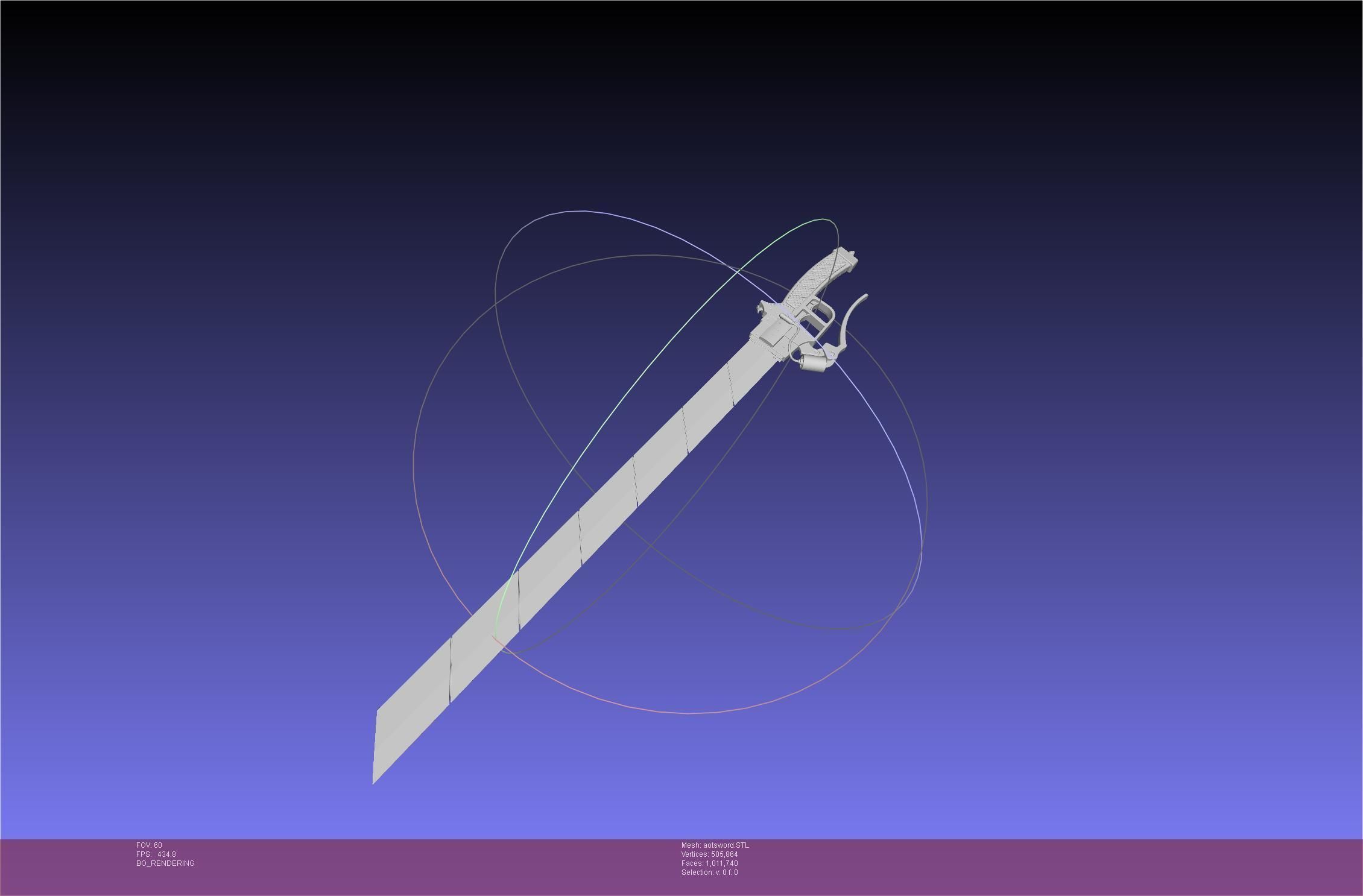 Attack On Titan Sword Printable Assembly Rework 3D print model_64