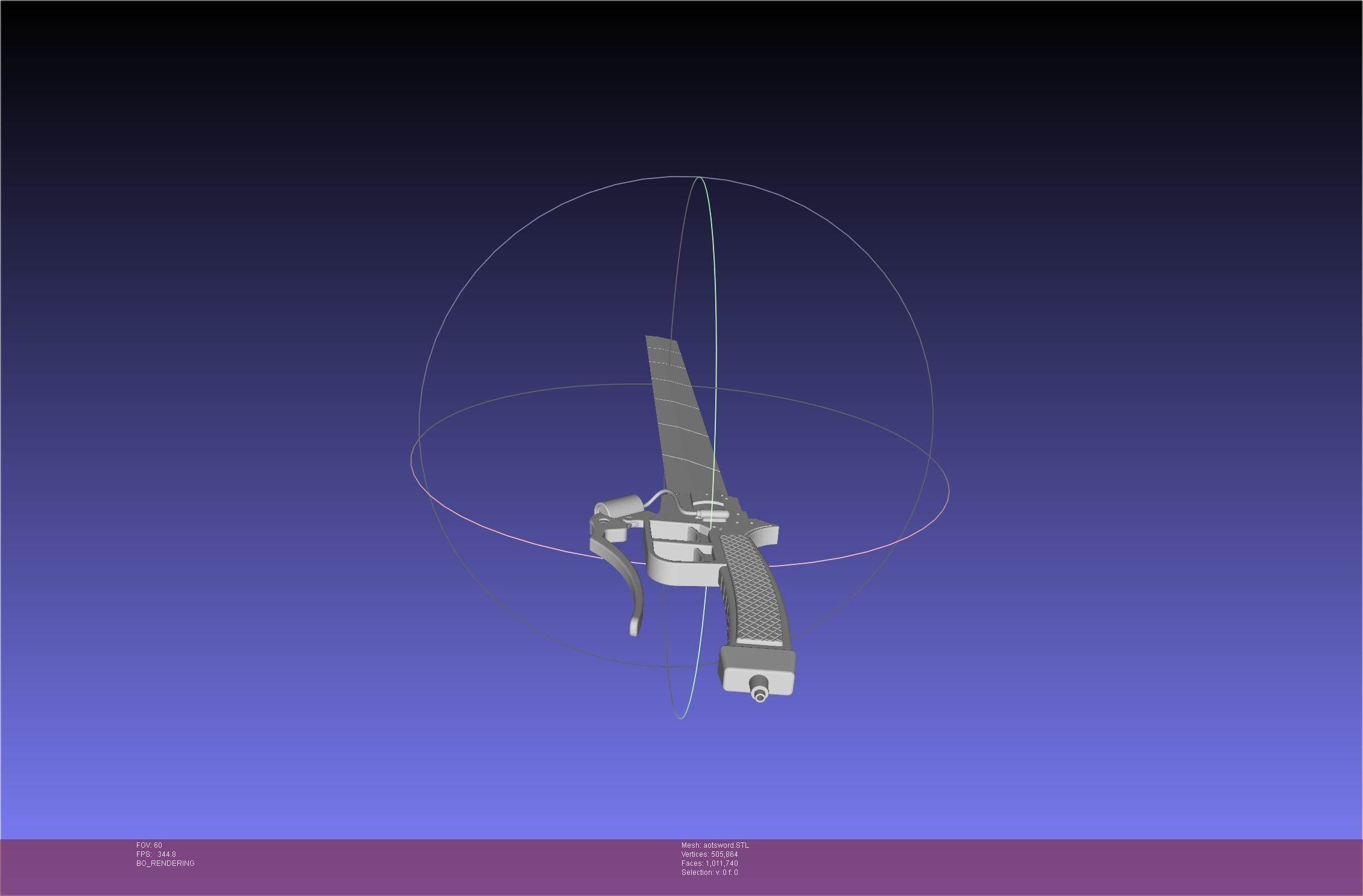 Attack On Titan Sword Printable Assembly Rework 3D print model_87