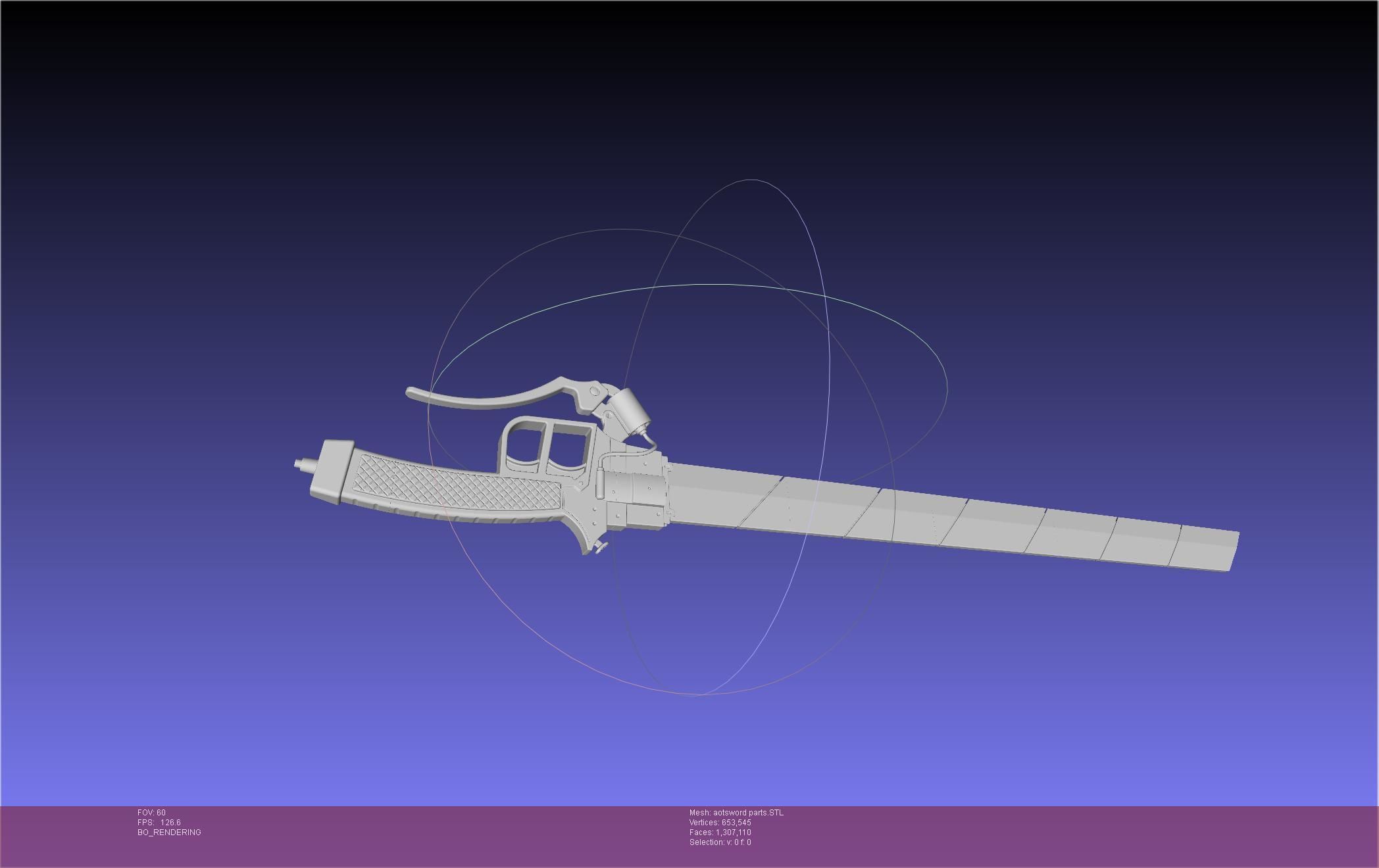 Attack On Titan Sword Printable Assembly Rework 3D print model_119