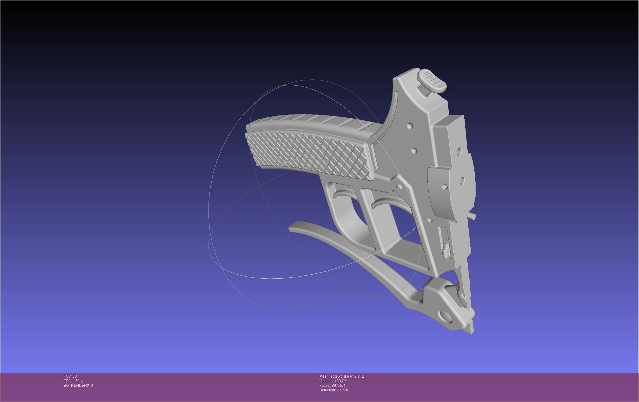 Attack On Titan Sword Printable Assembly Rework 3D print model_131