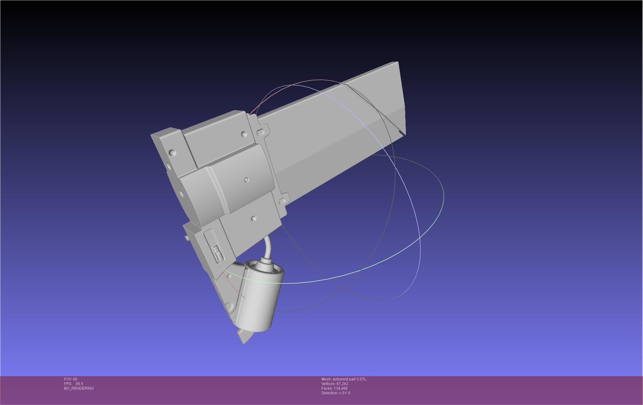 Attack On Titan Sword Printable Assembly Rework 3D print model_134