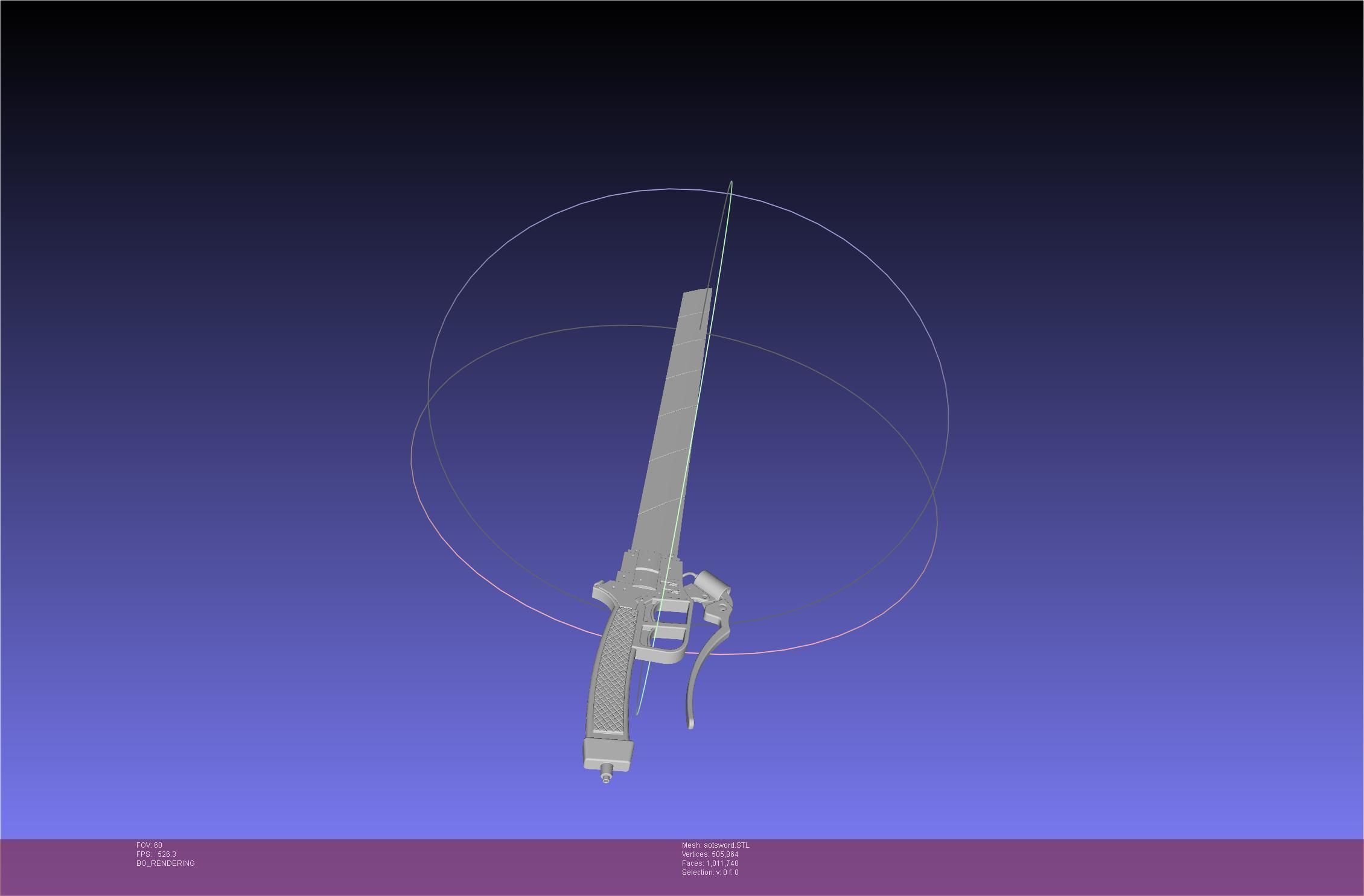 Attack On Titan Sword Printable Assembly Rework 3D print model_20
