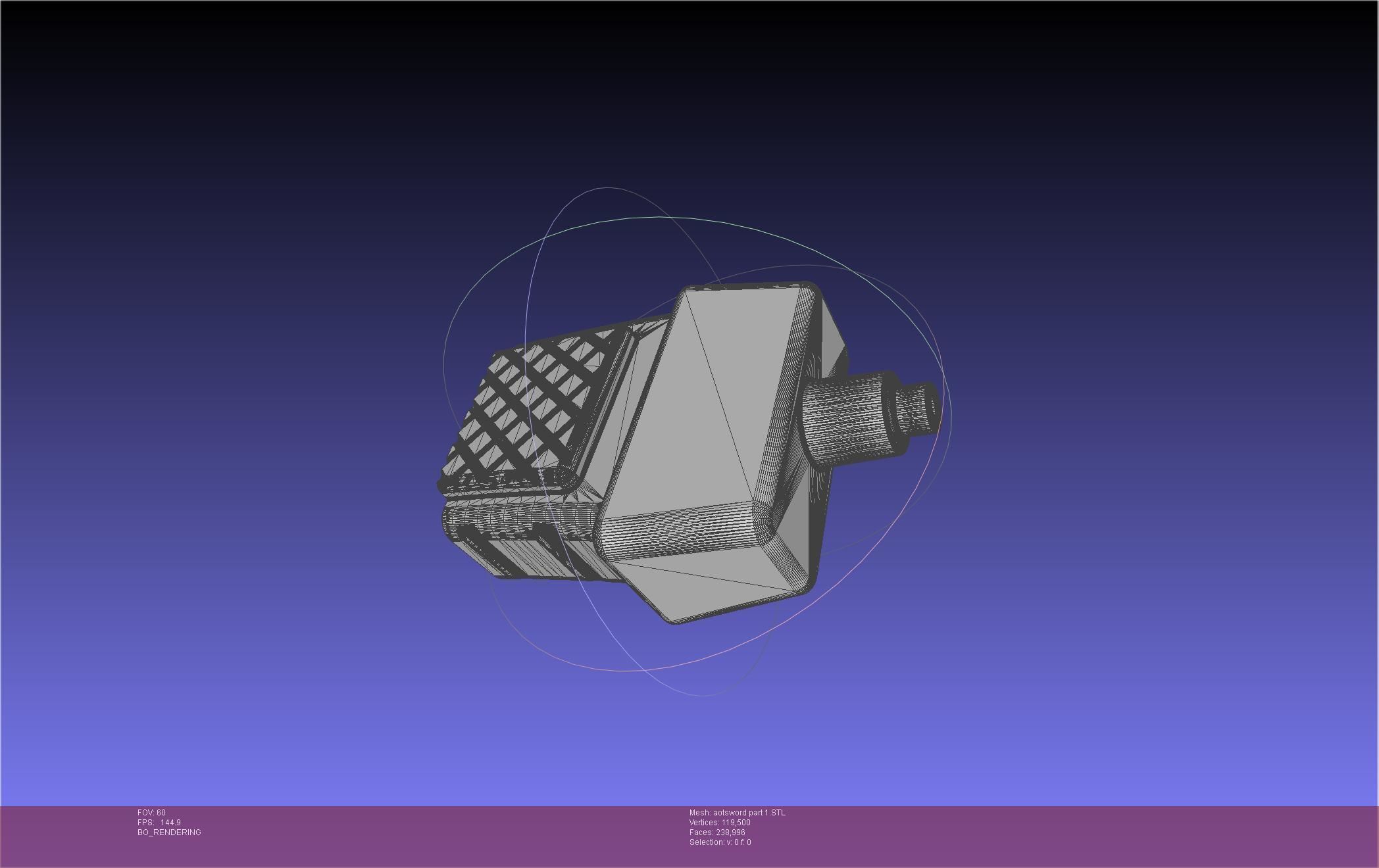 Attack On Titan Sword Printable Assembly Rework 3D print model_124