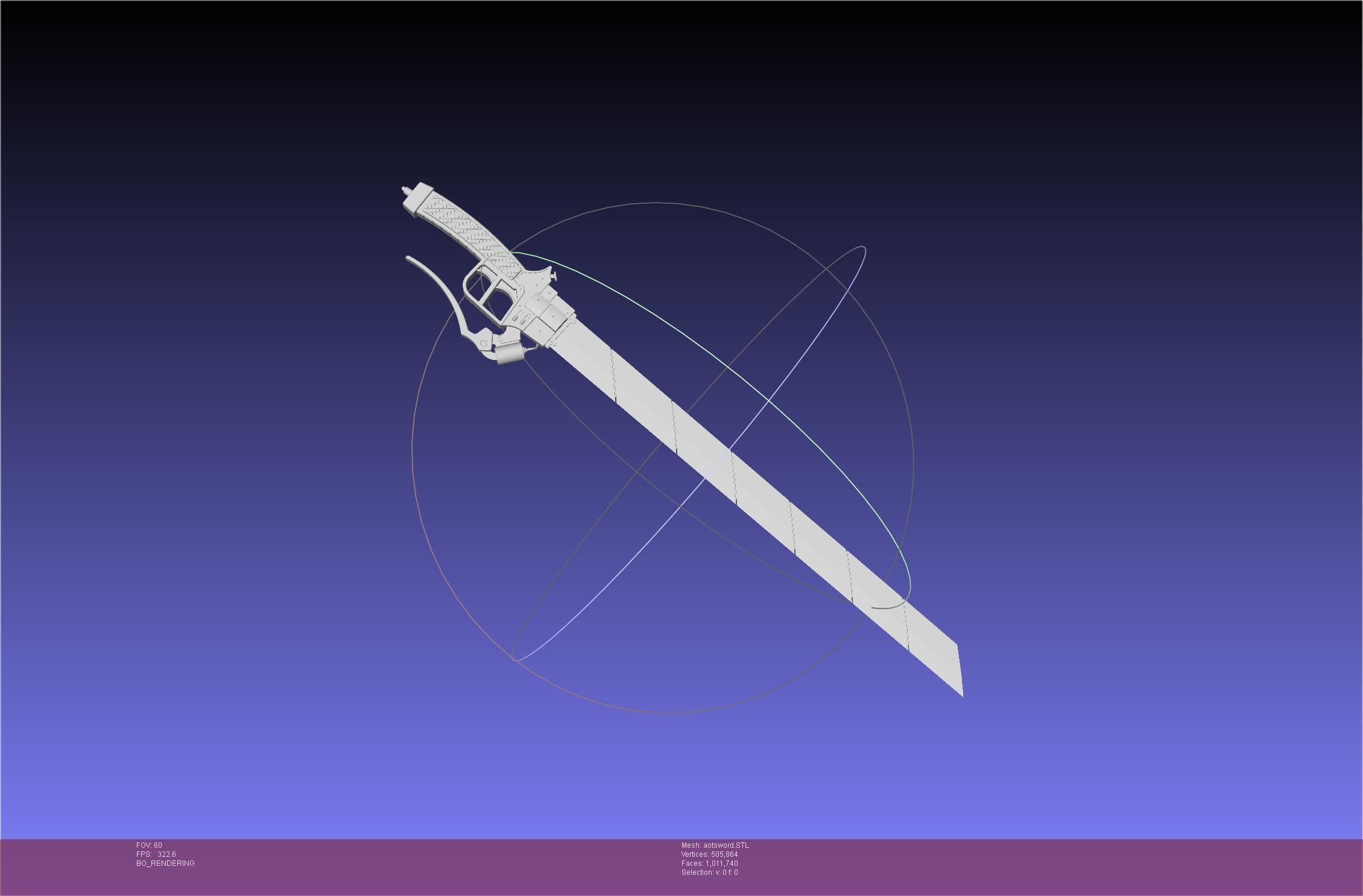 Attack On Titan Sword Printable Assembly Rework 3D print model_12