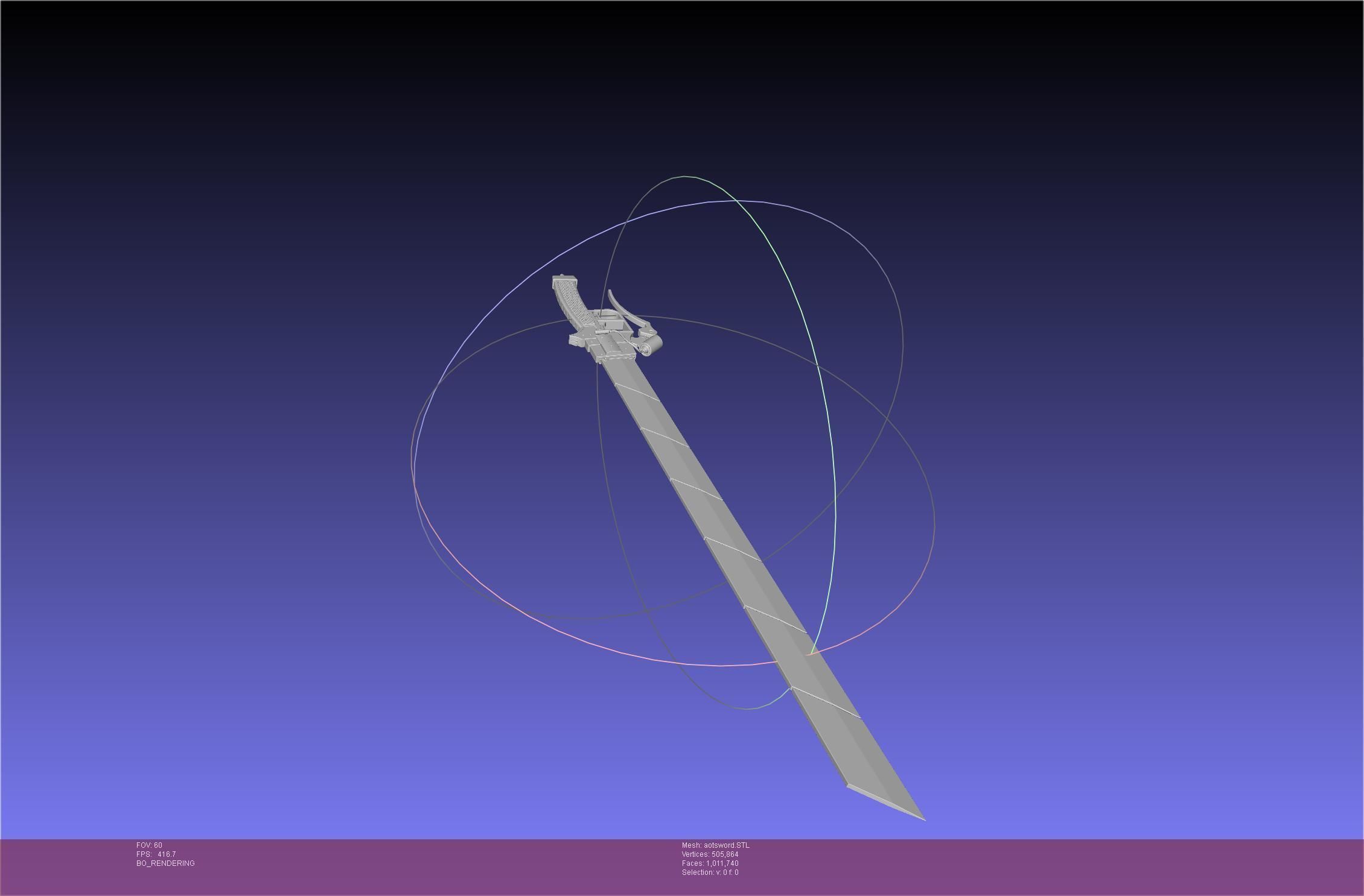 Attack On Titan Sword Printable Assembly Rework 3D print model_66