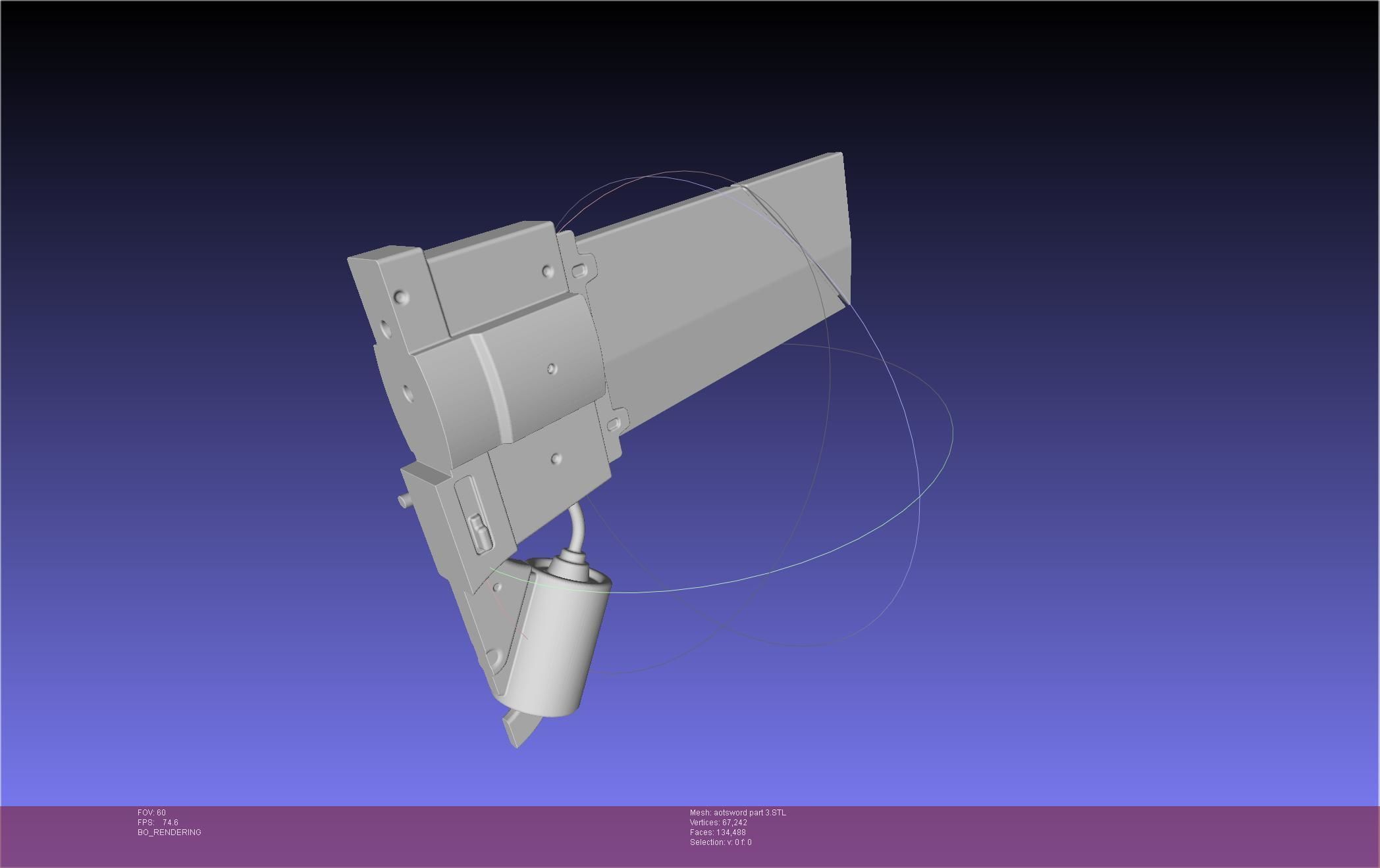 Attack On Titan Sword Printable Assembly Rework 3D print model_133