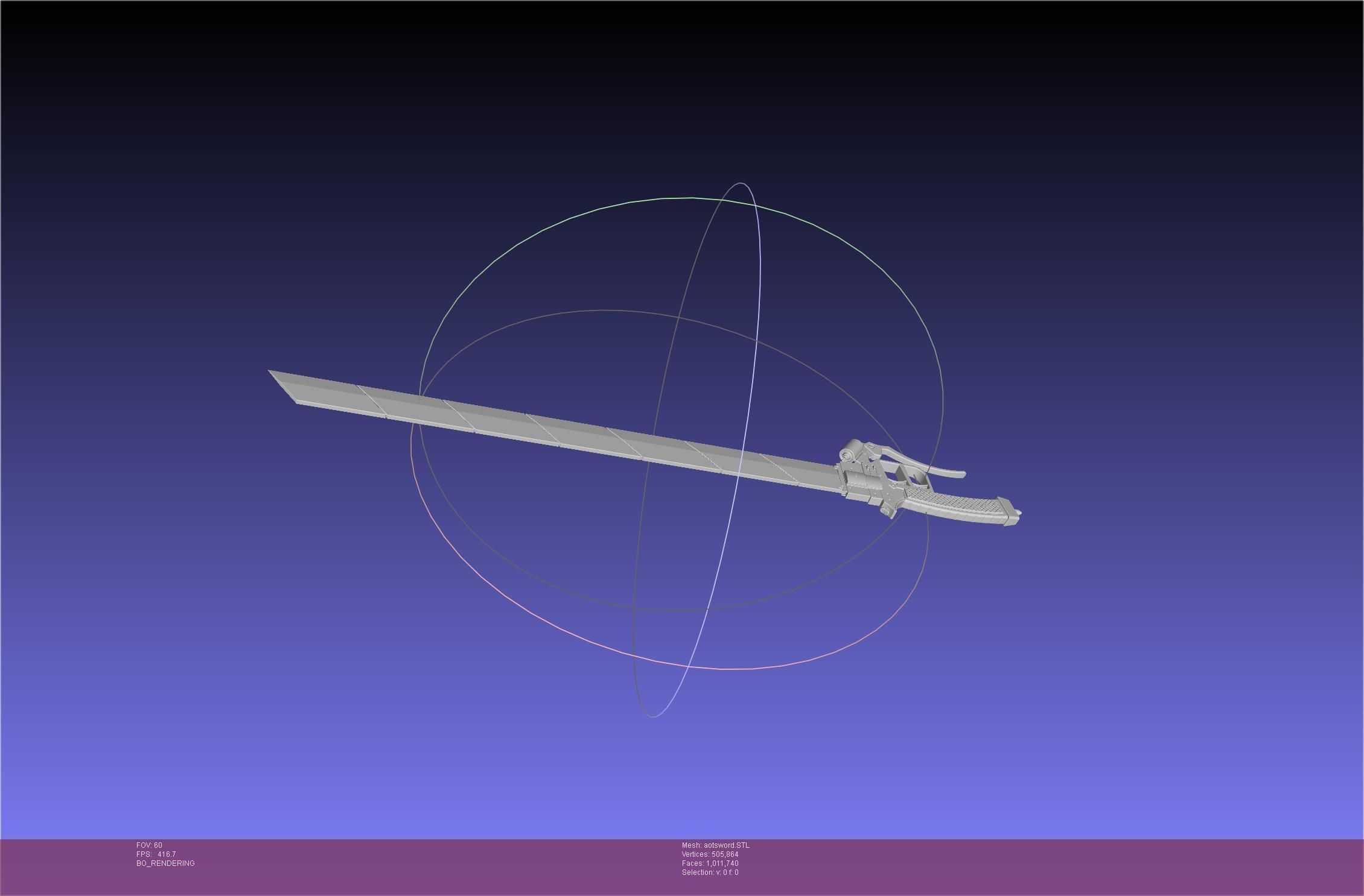 Attack On Titan Sword Printable Assembly Rework 3D print model_21