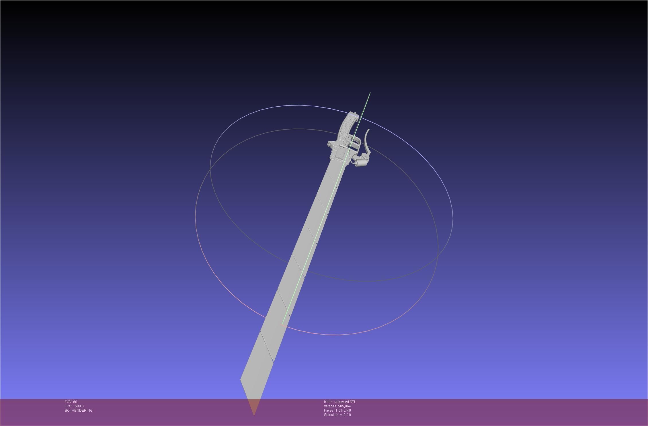 Attack On Titan Sword Printable Assembly Rework 3D print model_65