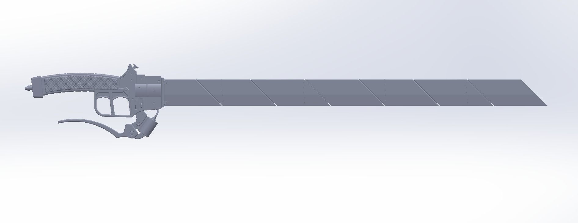 Attack On Titan Sword Printable Assembly Rework 3D print model_14