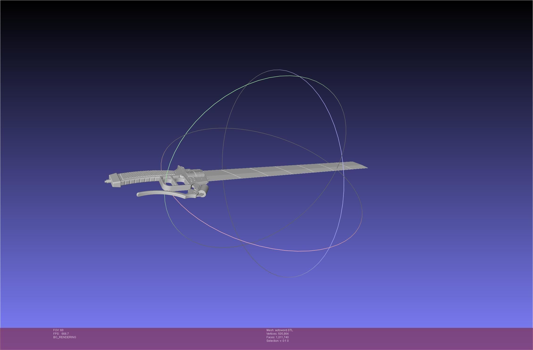 Attack On Titan Sword Printable Assembly Rework 3D print model_46