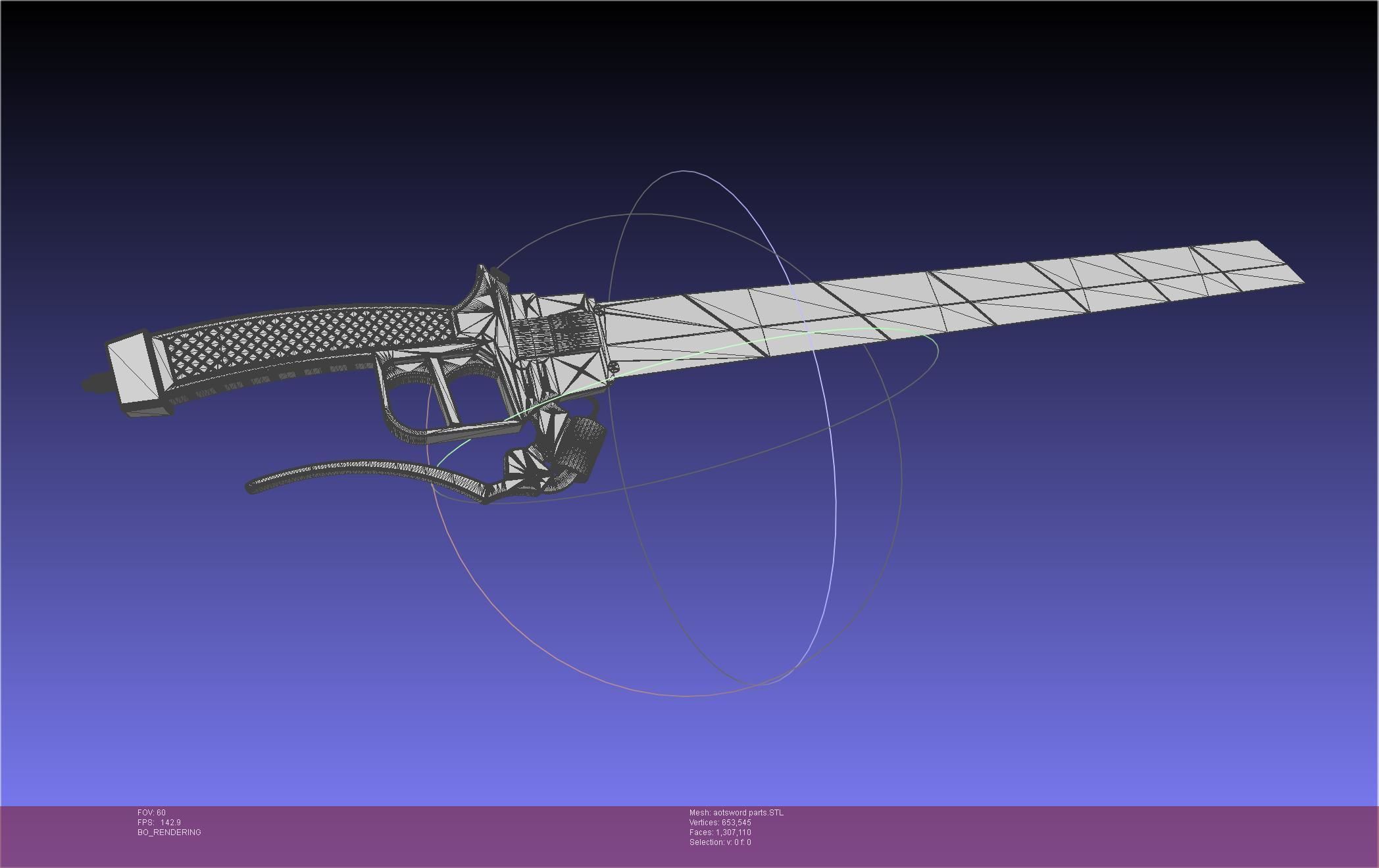 Attack On Titan Sword Printable Assembly Rework 3D print model_115