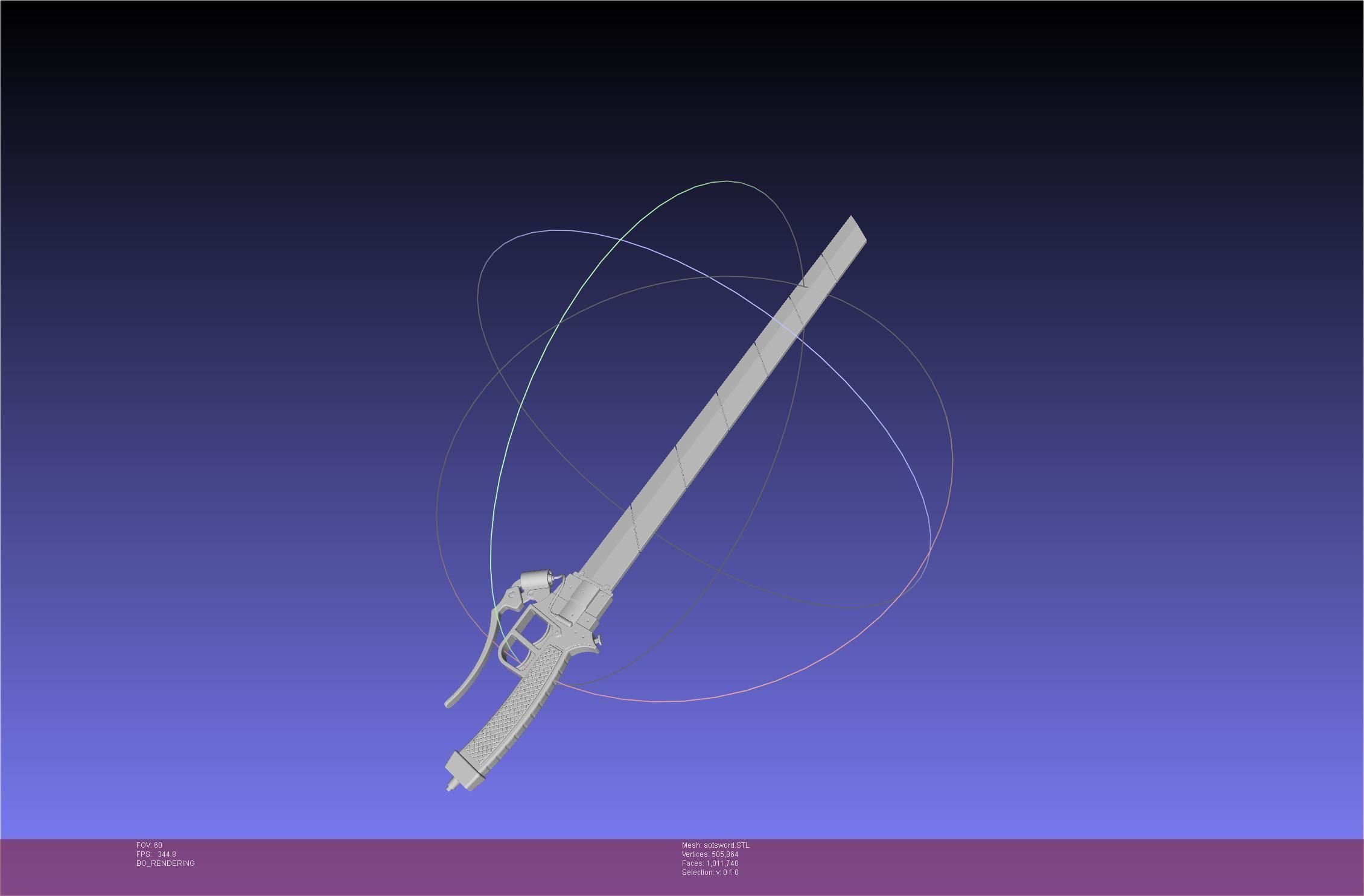 Attack On Titan Sword Printable Assembly Rework 3D print model_69