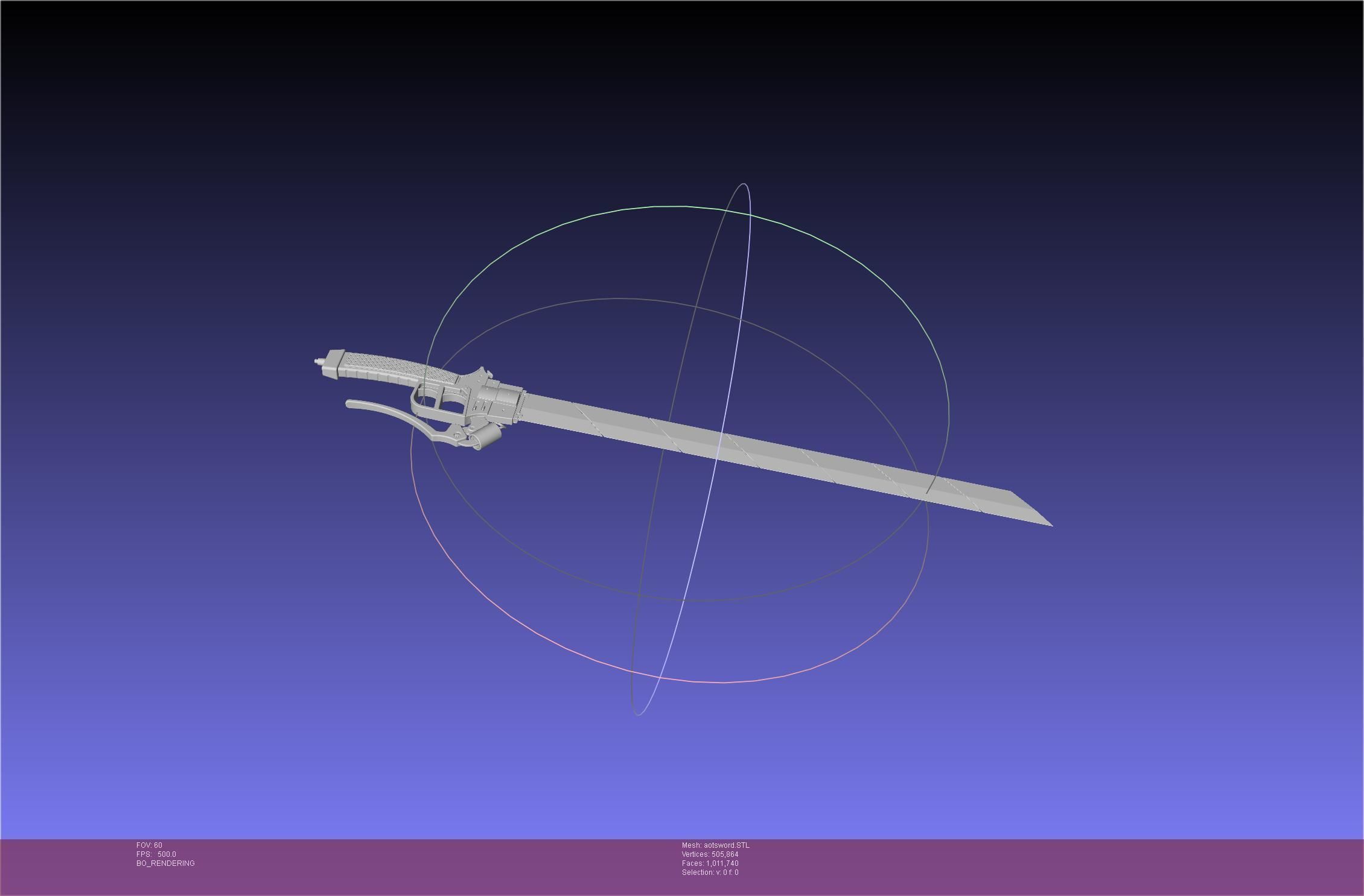 Attack On Titan Sword Printable Assembly Rework 3D print model_17