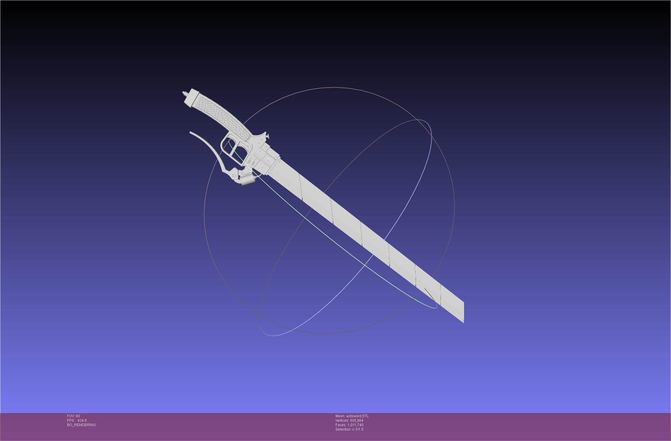 Attack On Titan Sword Printable Assembly Rework 3D print model_9