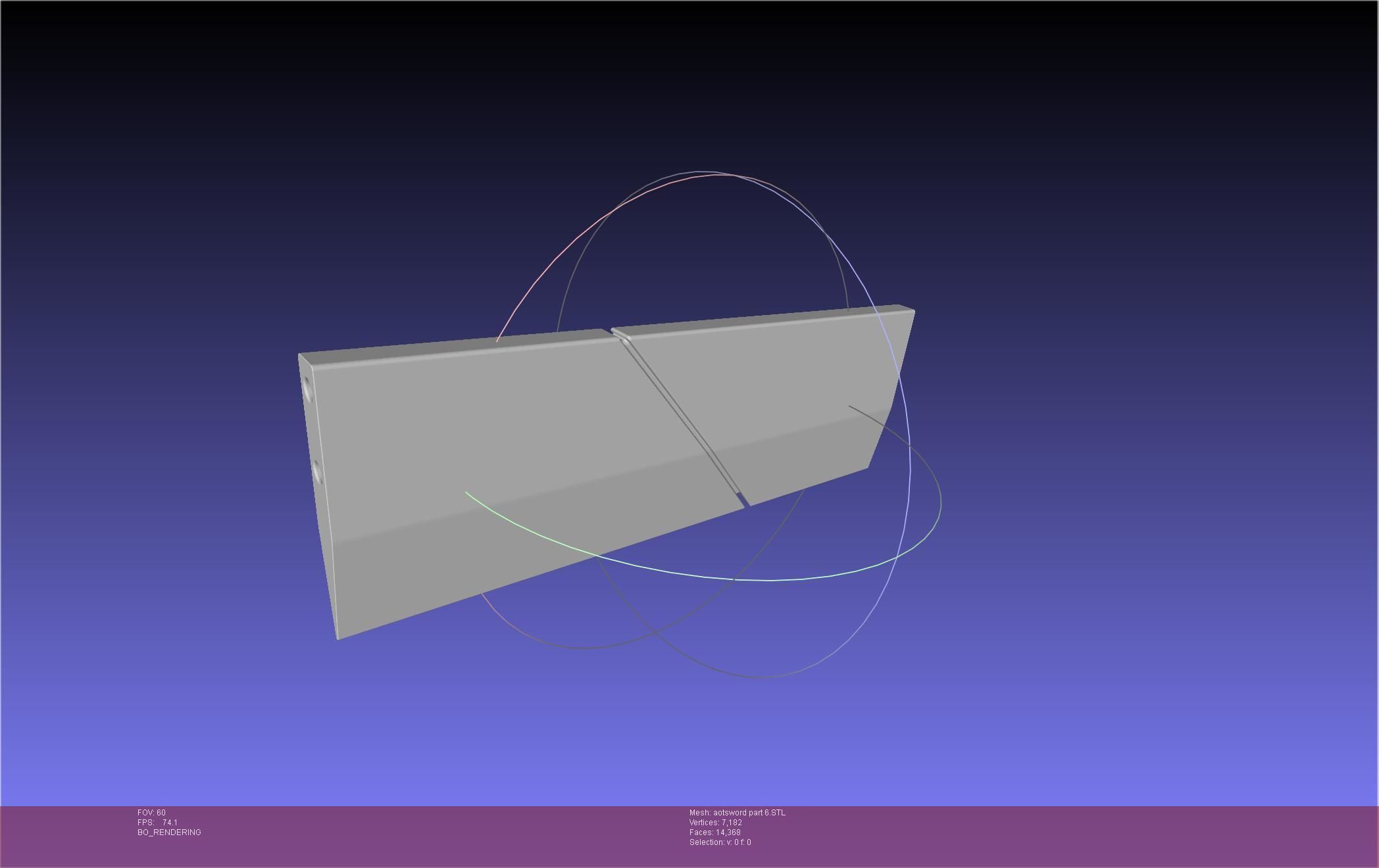 Attack On Titan Sword Printable Assembly Rework 3D print model_140