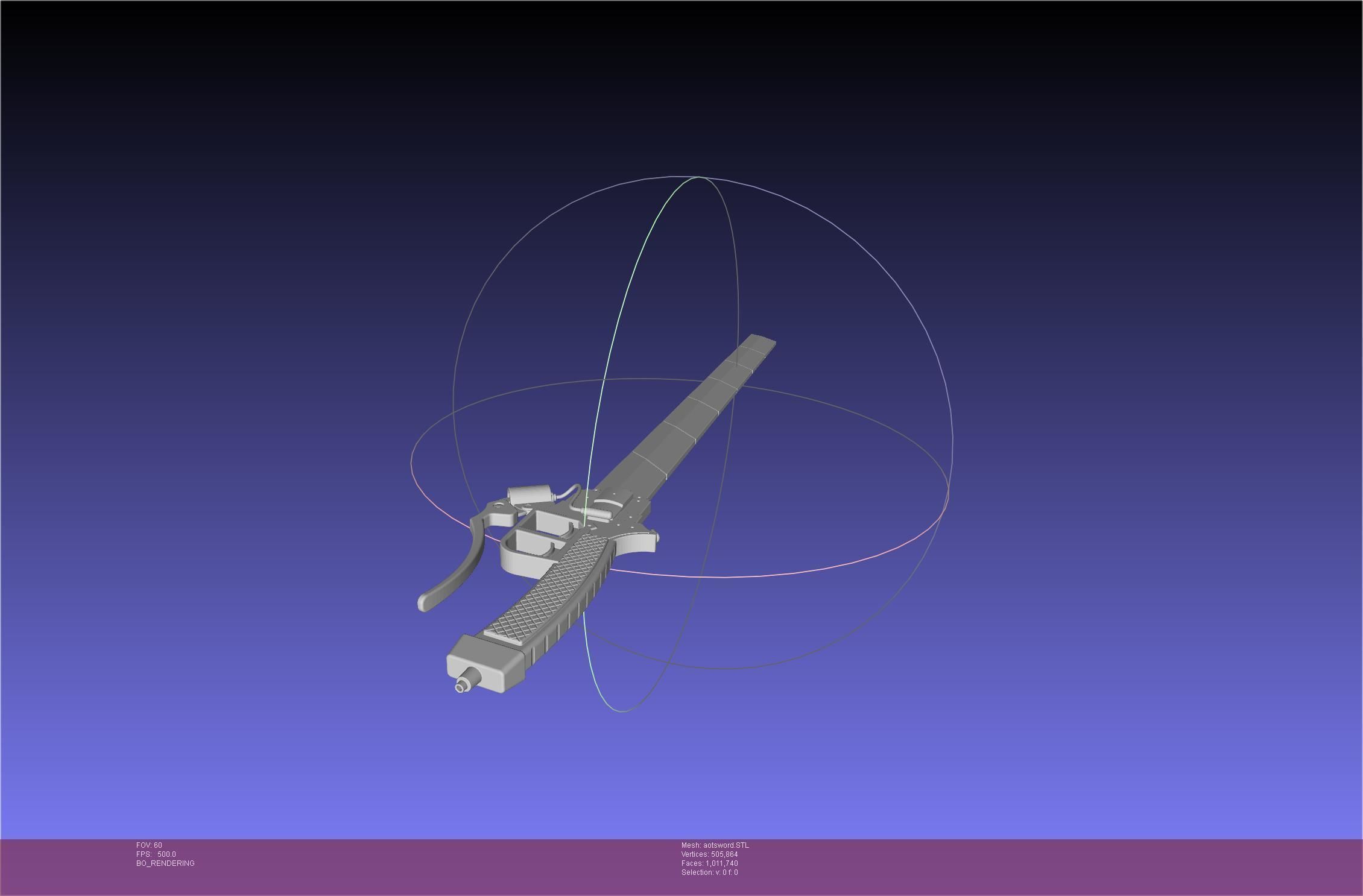 Attack On Titan Sword Printable Assembly Rework 3D print model_86