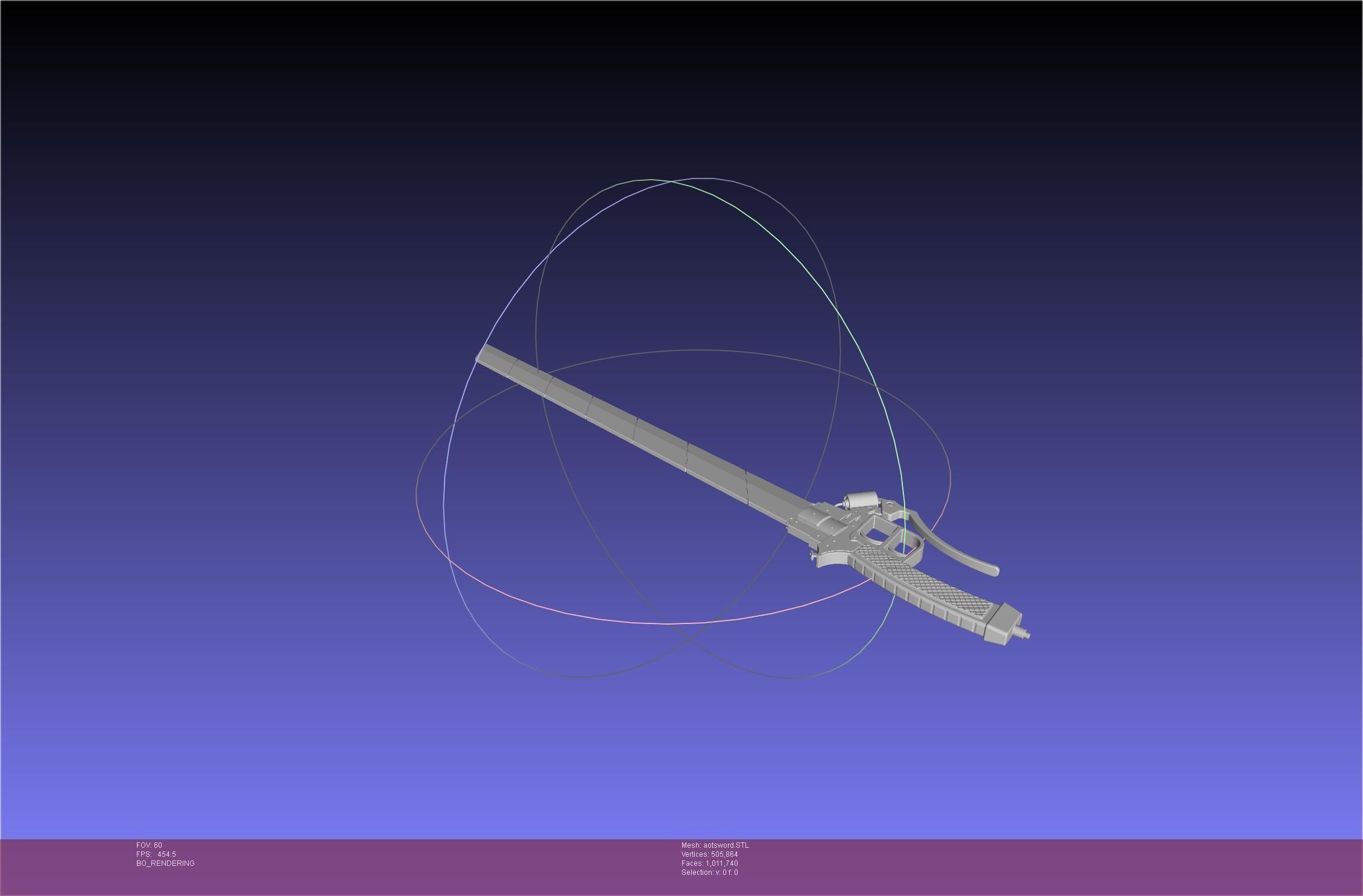 Attack On Titan Sword Printable Assembly Rework 3D print model_49