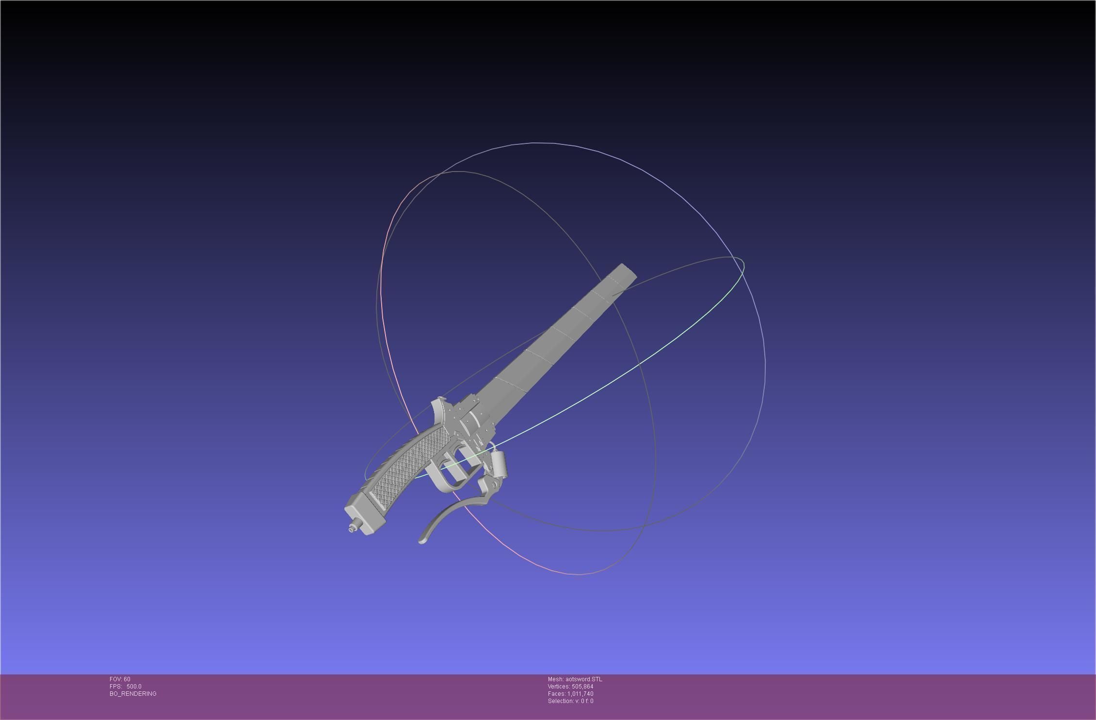 Attack On Titan Sword Printable Assembly Rework 3D print model_73