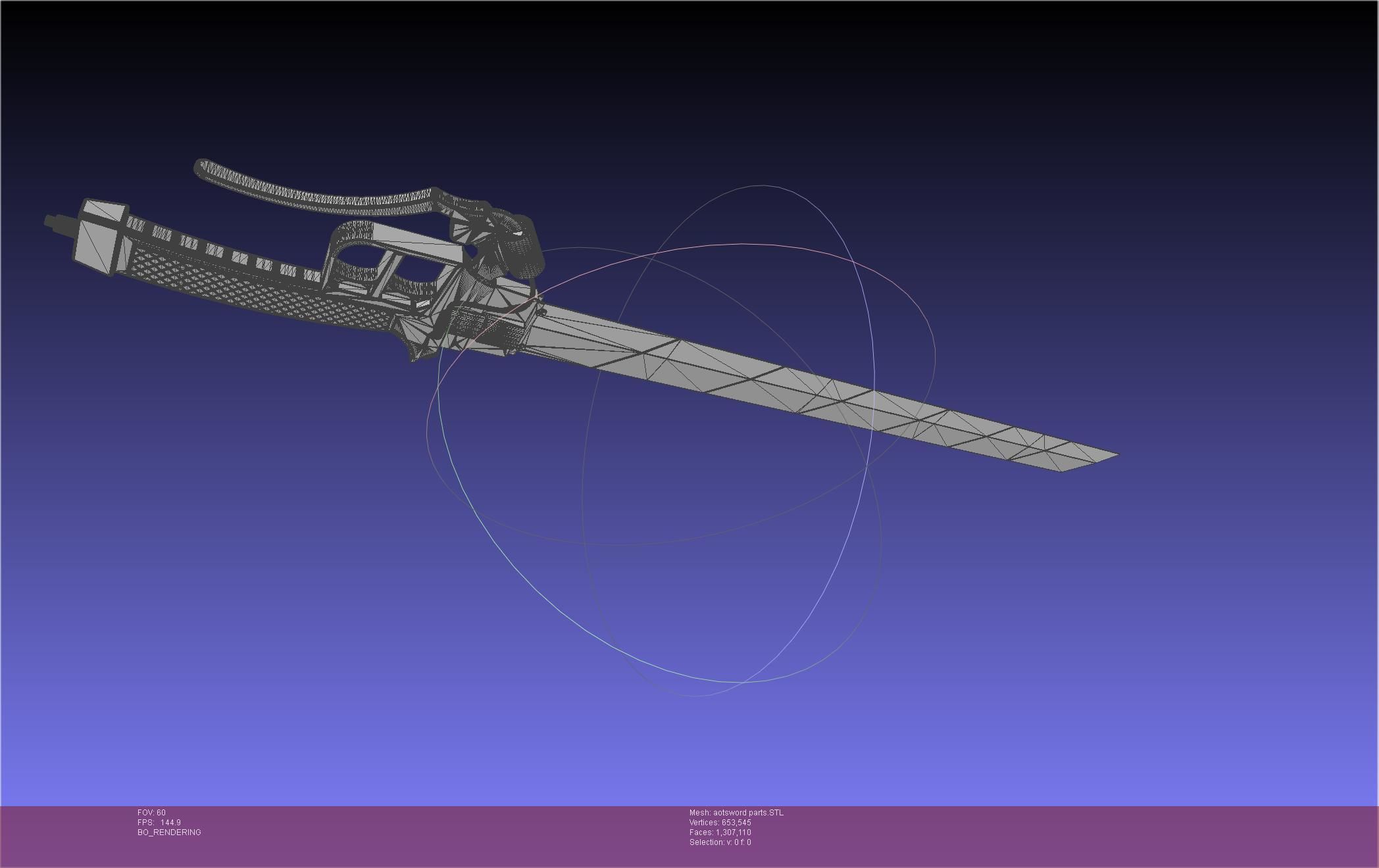 Attack On Titan Sword Printable Assembly Rework 3D print model_116