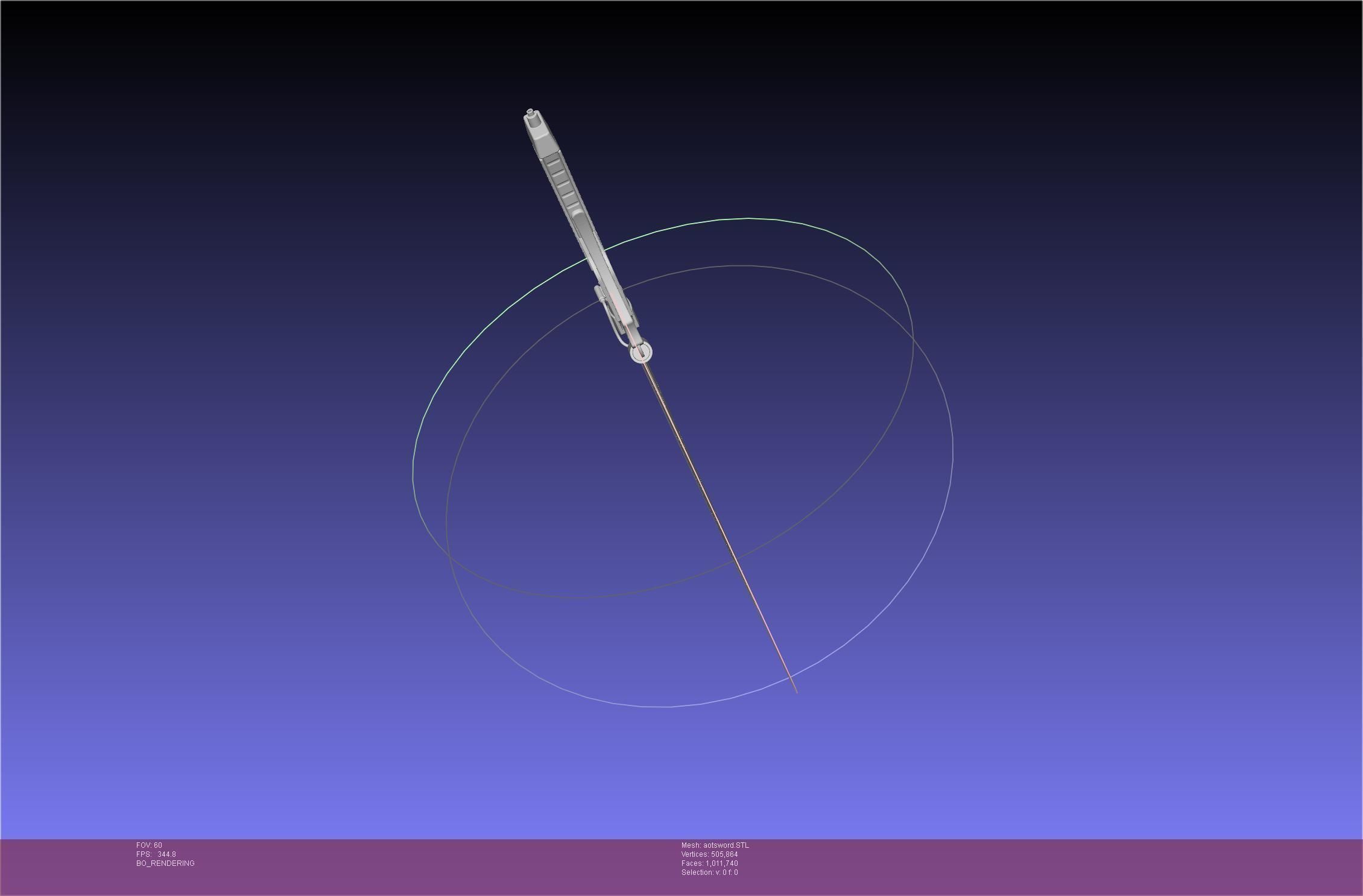 Attack On Titan Sword Printable Assembly Rework 3D print model_41