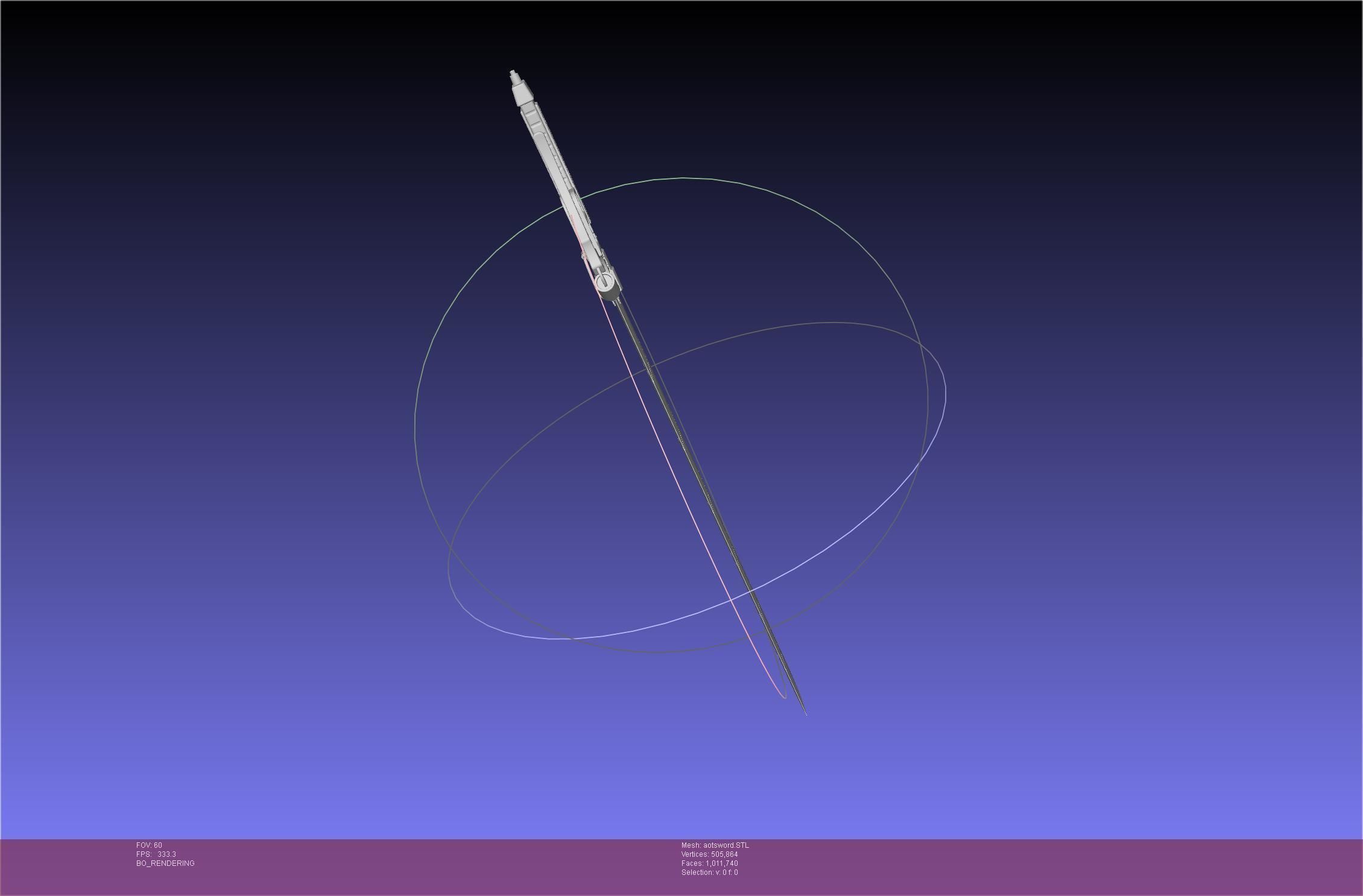 Attack On Titan Sword Printable Assembly Rework 3D print model_39