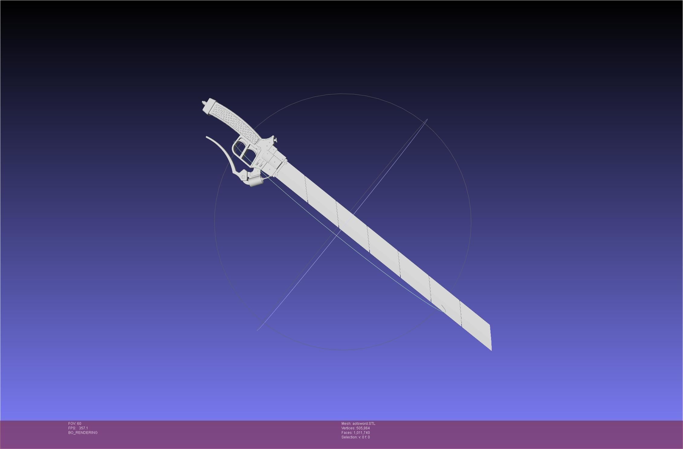 Attack On Titan Sword Printable Assembly Rework 3D print model_10