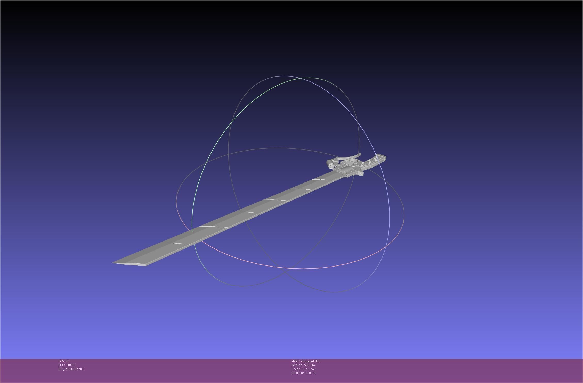 Attack On Titan Sword Printable Assembly Rework 3D print model_50