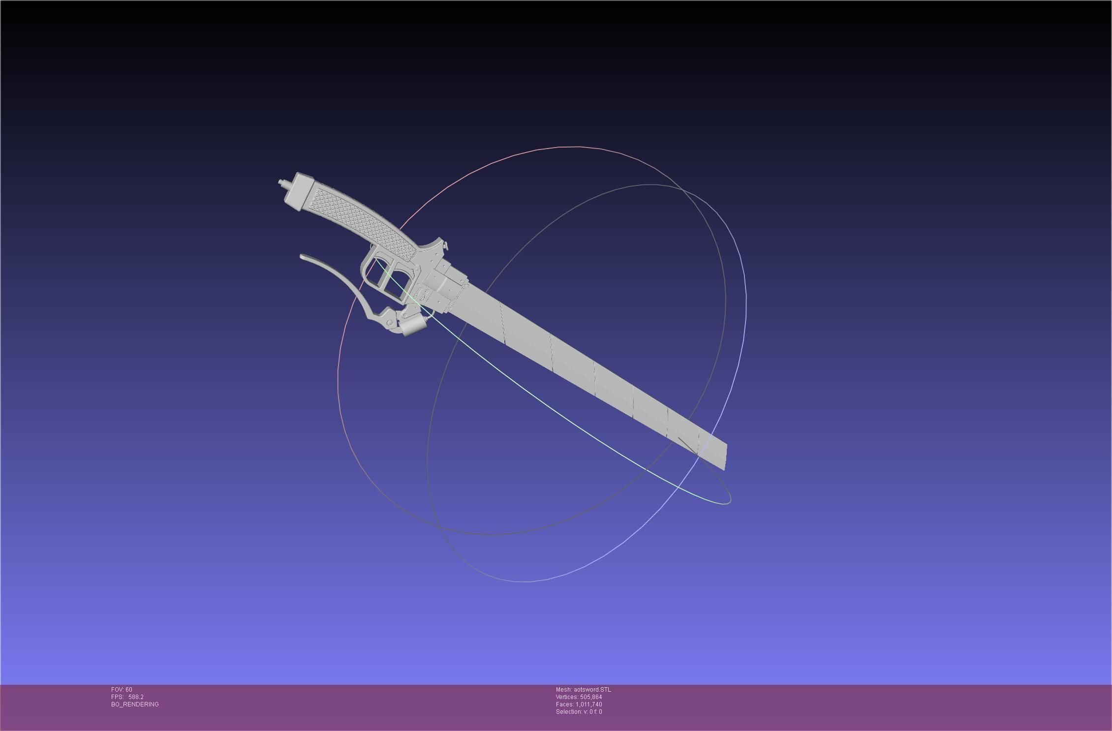 Attack On Titan Sword Printable Assembly Rework 3D print model_38