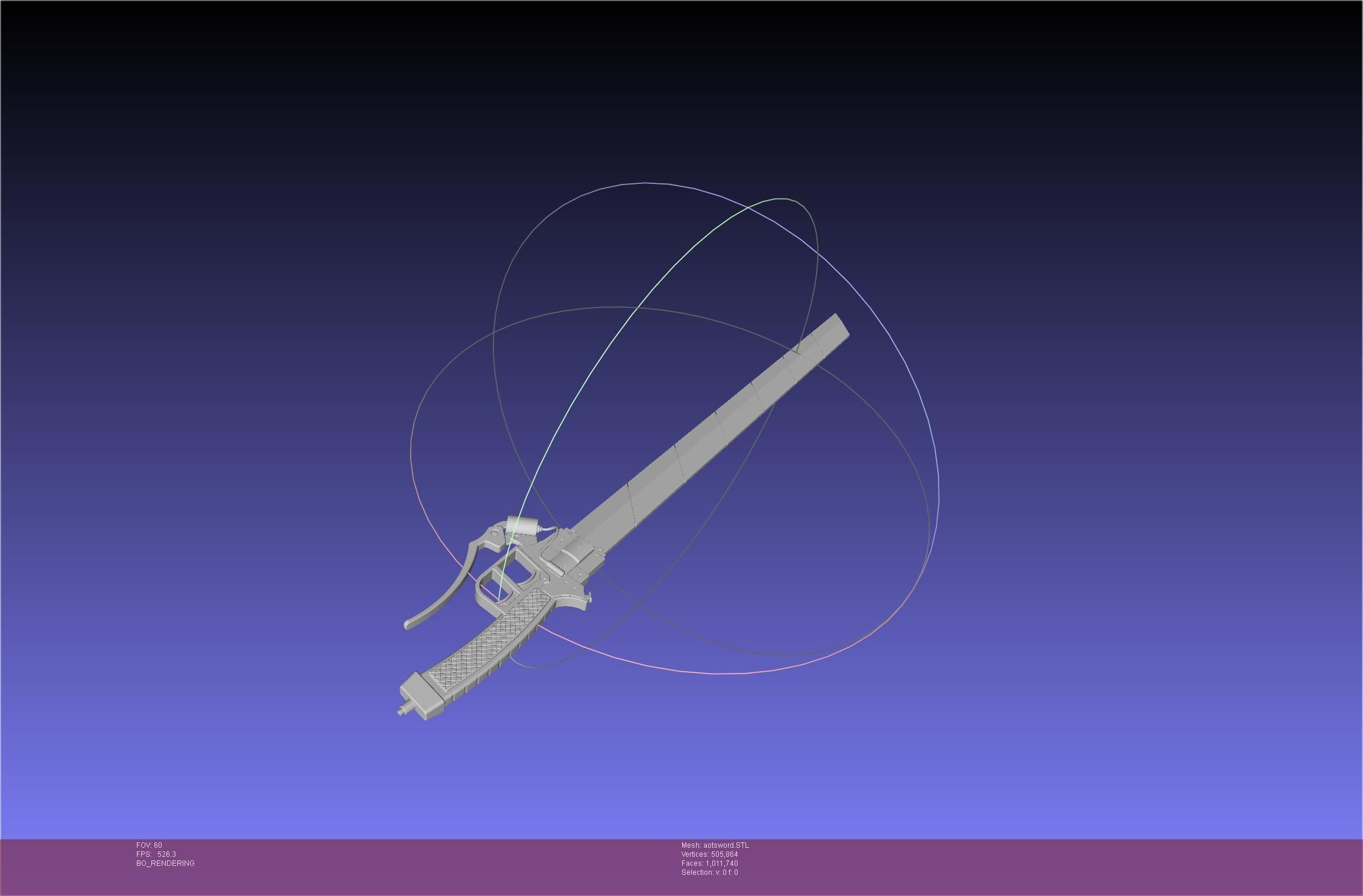 Attack On Titan Sword Printable Assembly Rework 3D print model_31