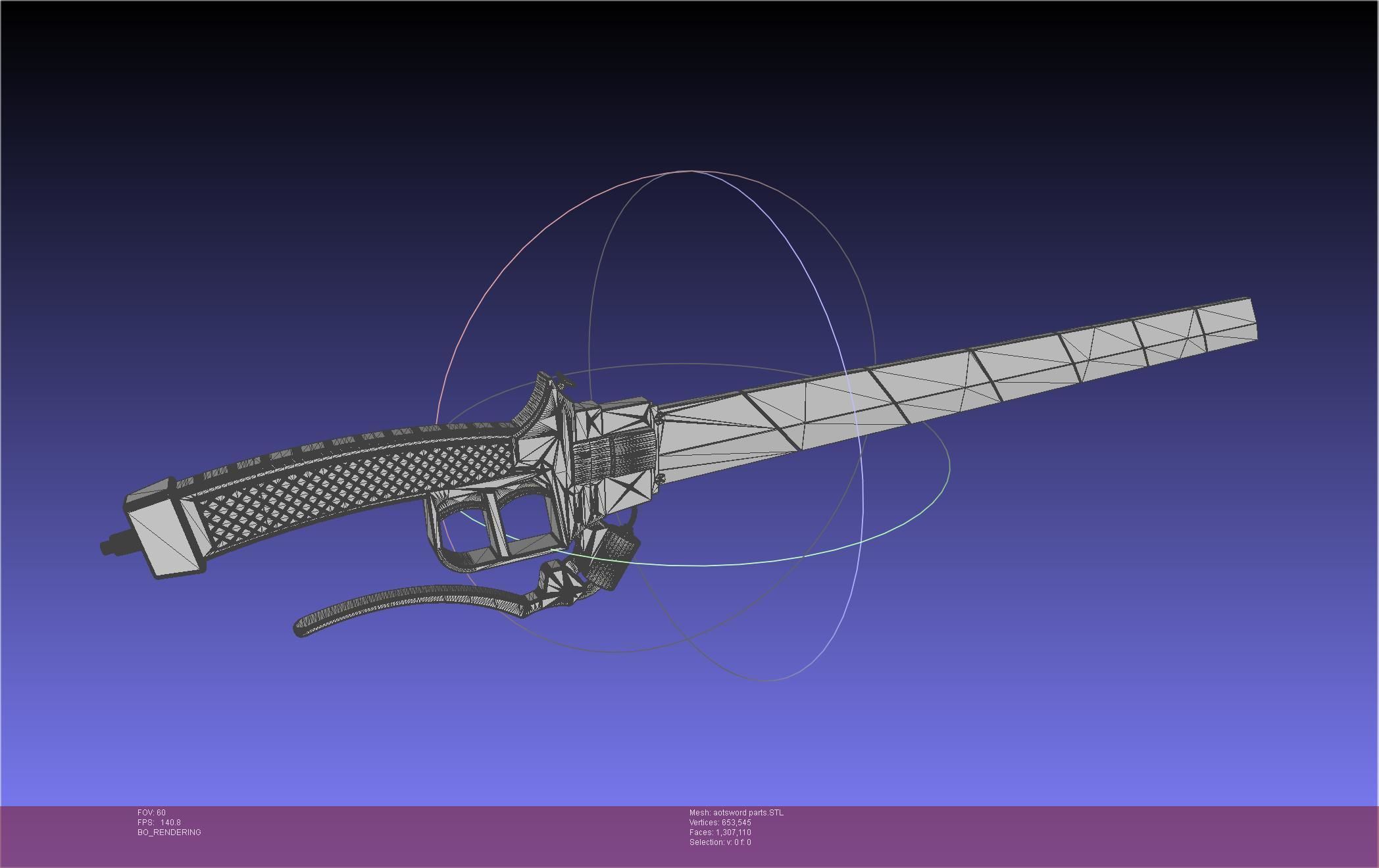 Attack On Titan Sword Printable Assembly Rework 3D print model_114