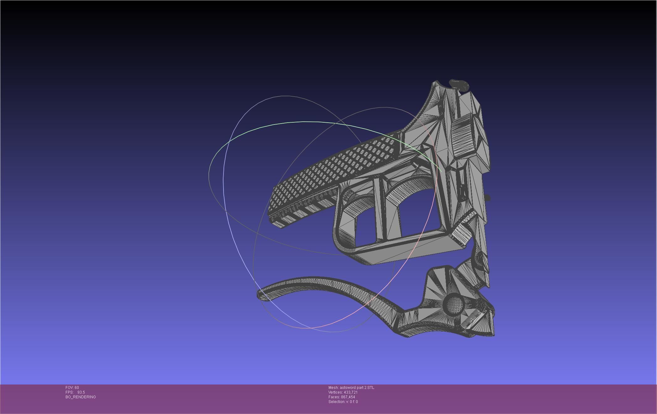 Attack On Titan Sword Printable Assembly Rework 3D print model_129