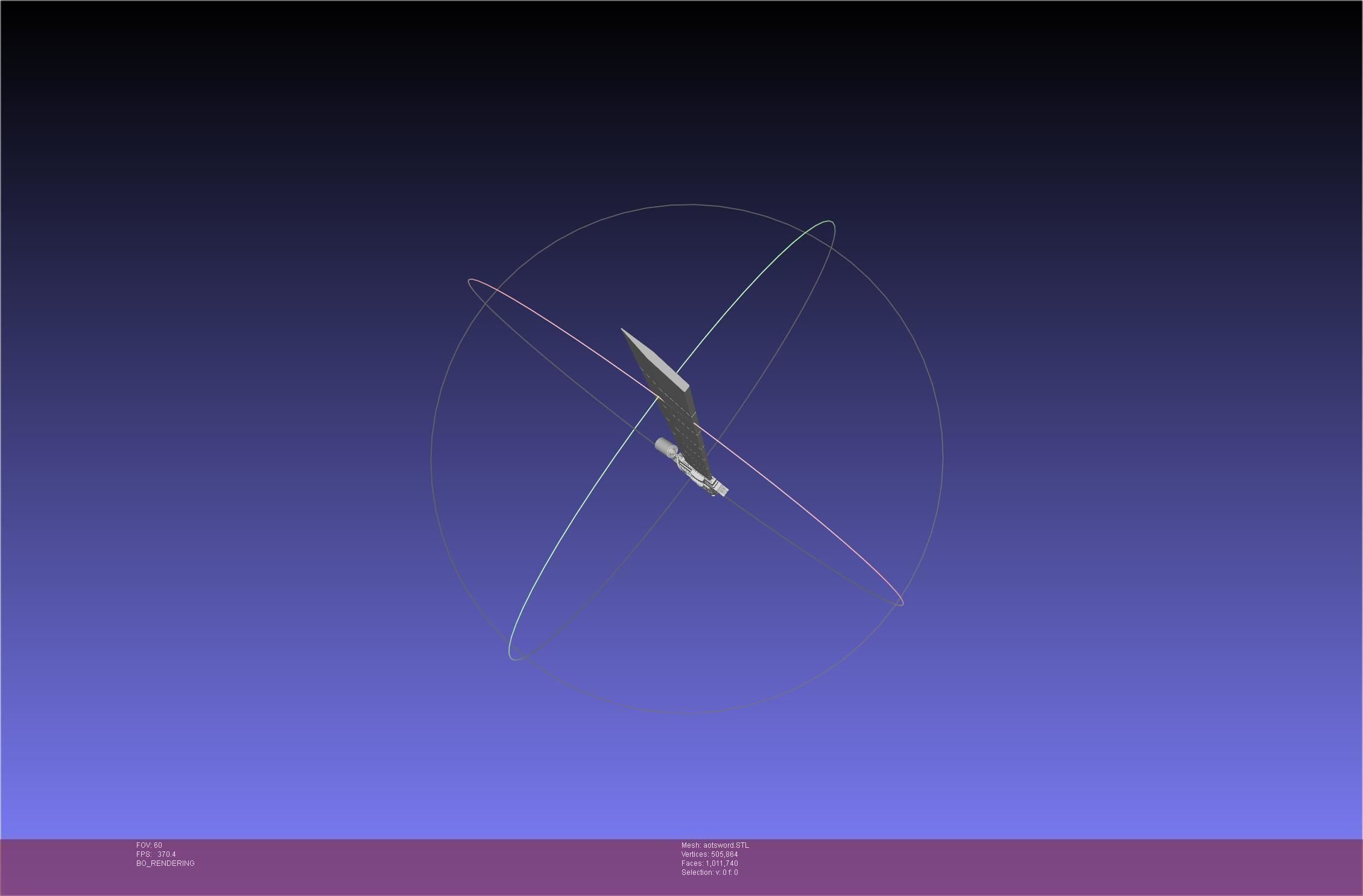 Attack On Titan Sword Printable Assembly Rework 3D print model_24