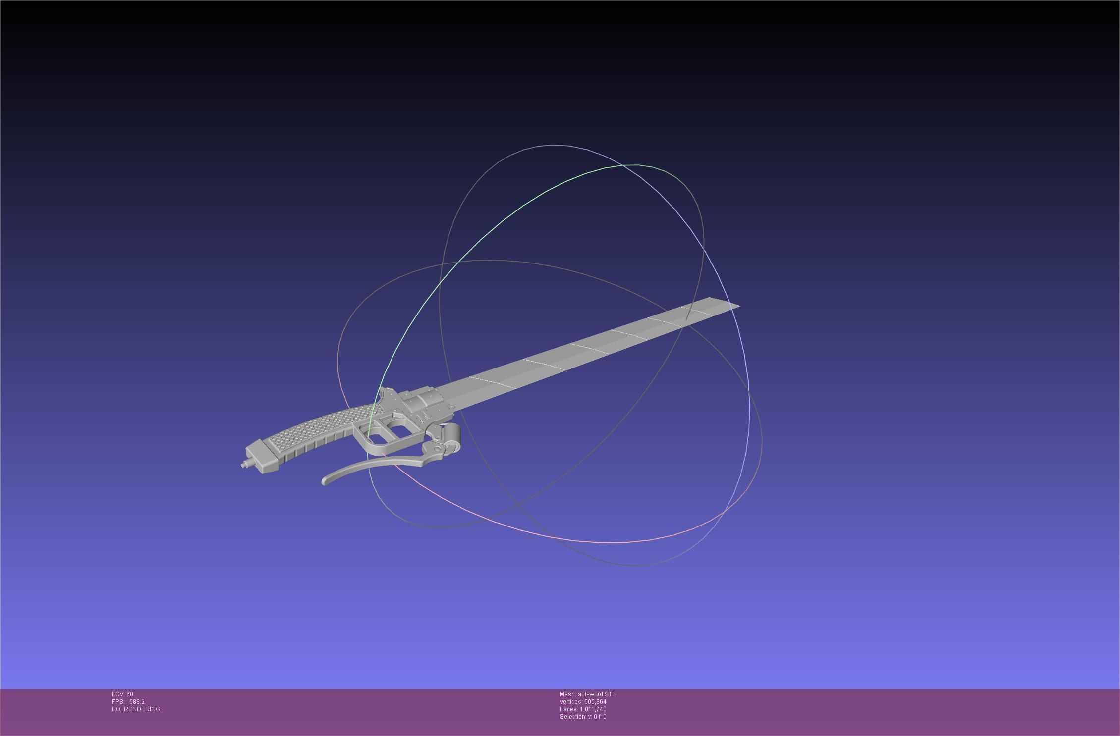 Attack On Titan Sword Printable Assembly Rework 3D print model_19
