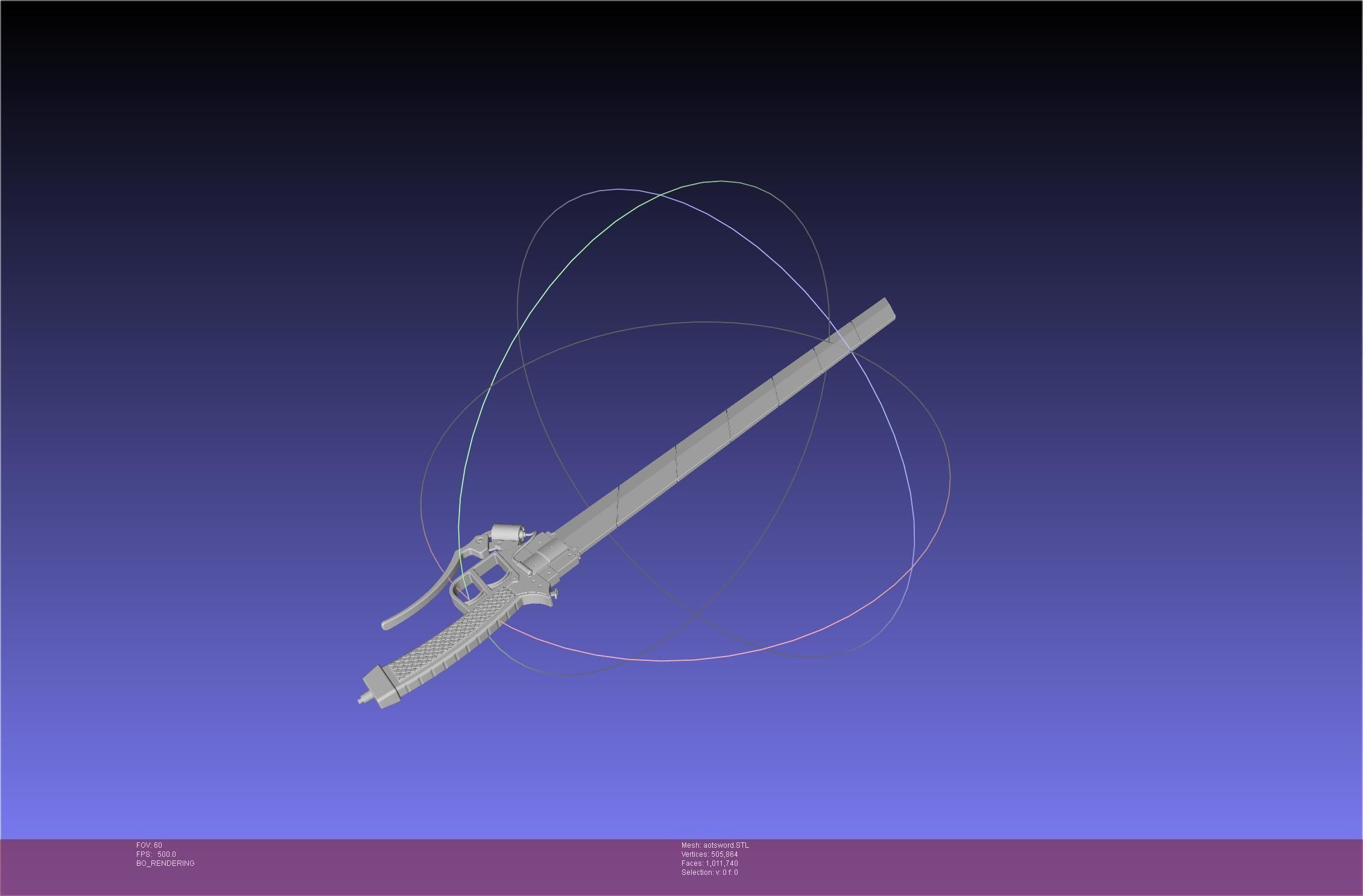 Attack On Titan Sword Printable Assembly Rework 3D print model_68