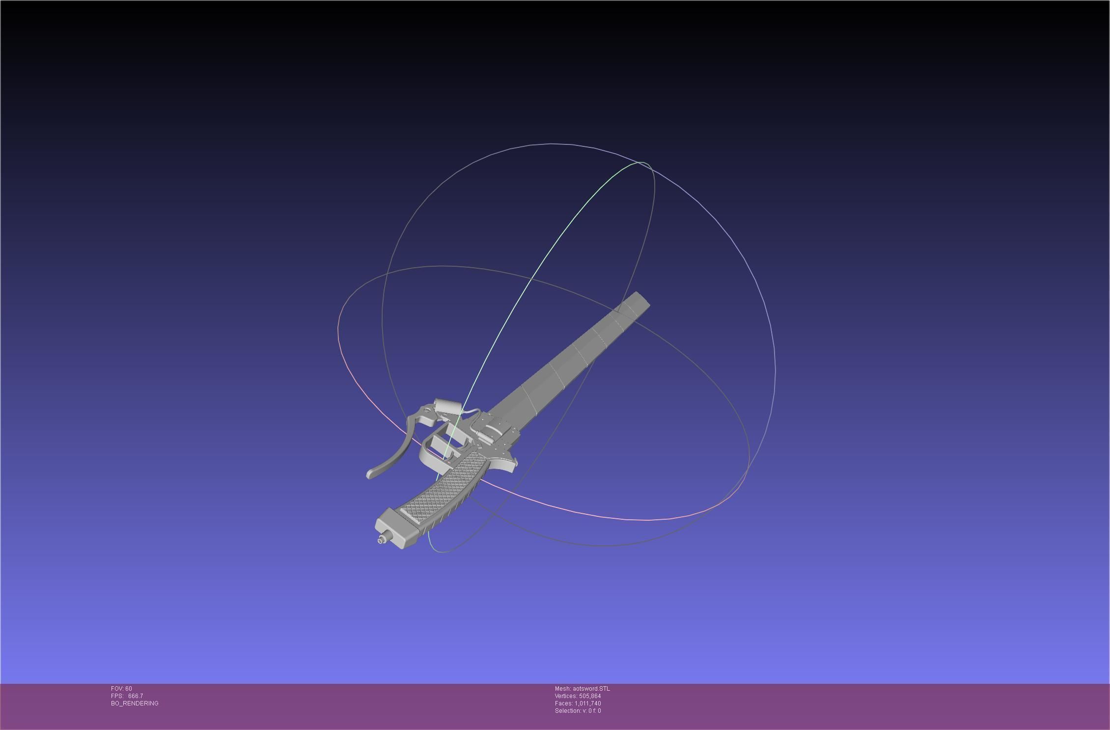 Attack On Titan Sword Printable Assembly Rework 3D print model_32