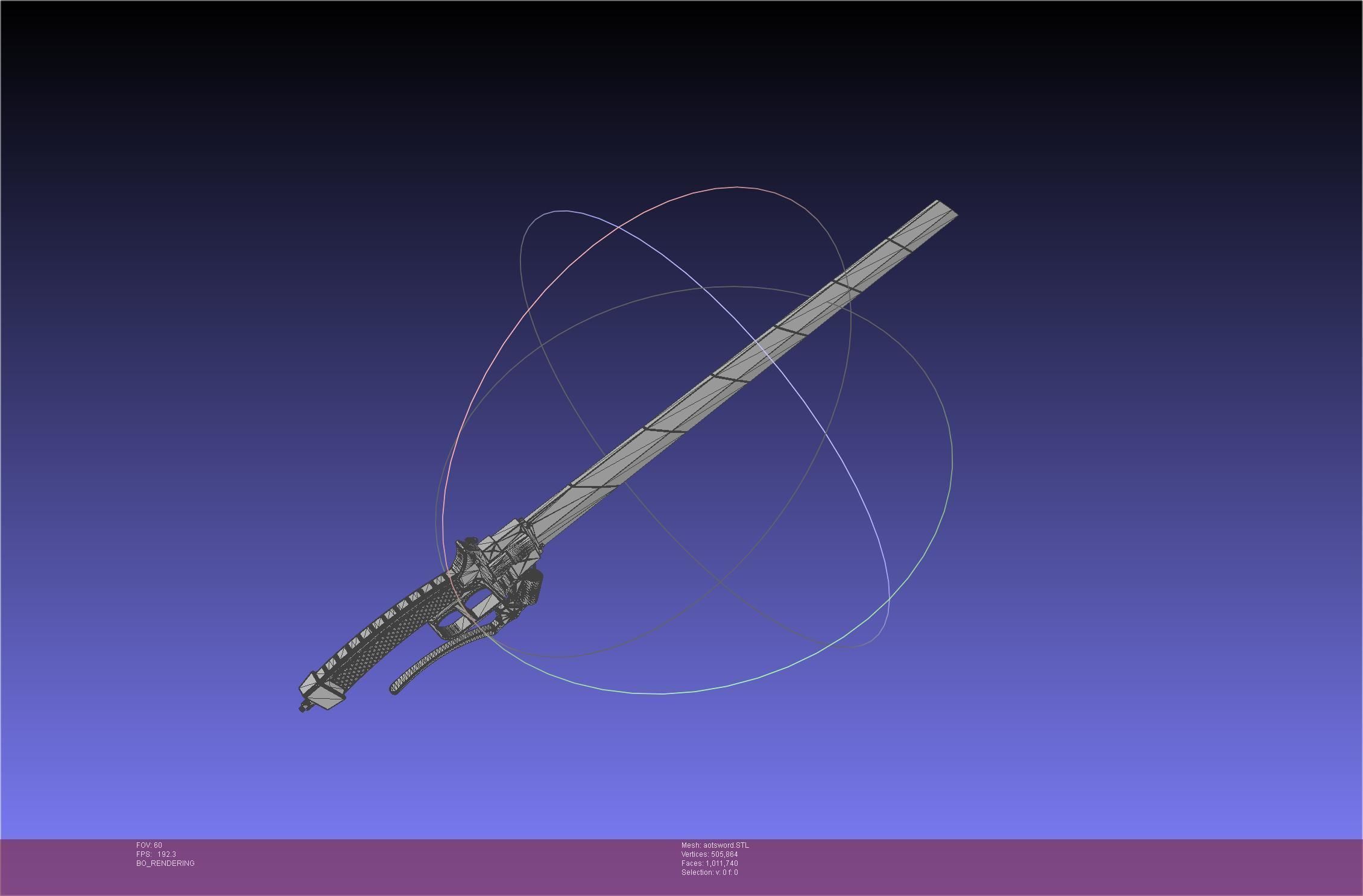 Attack On Titan Sword Printable Assembly Rework 3D print model_105