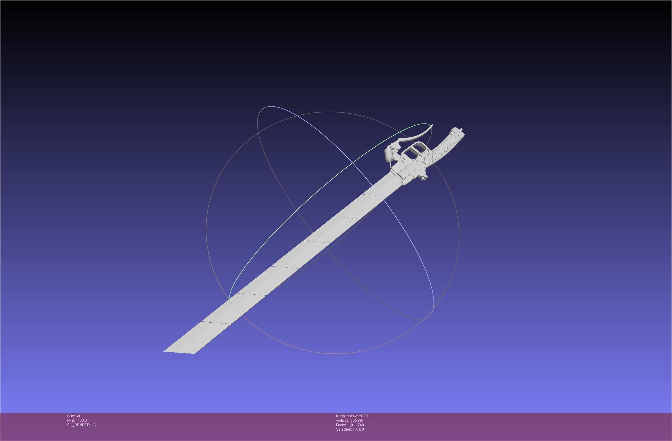 Attack On Titan Sword Printable Assembly Rework 3D print model_56