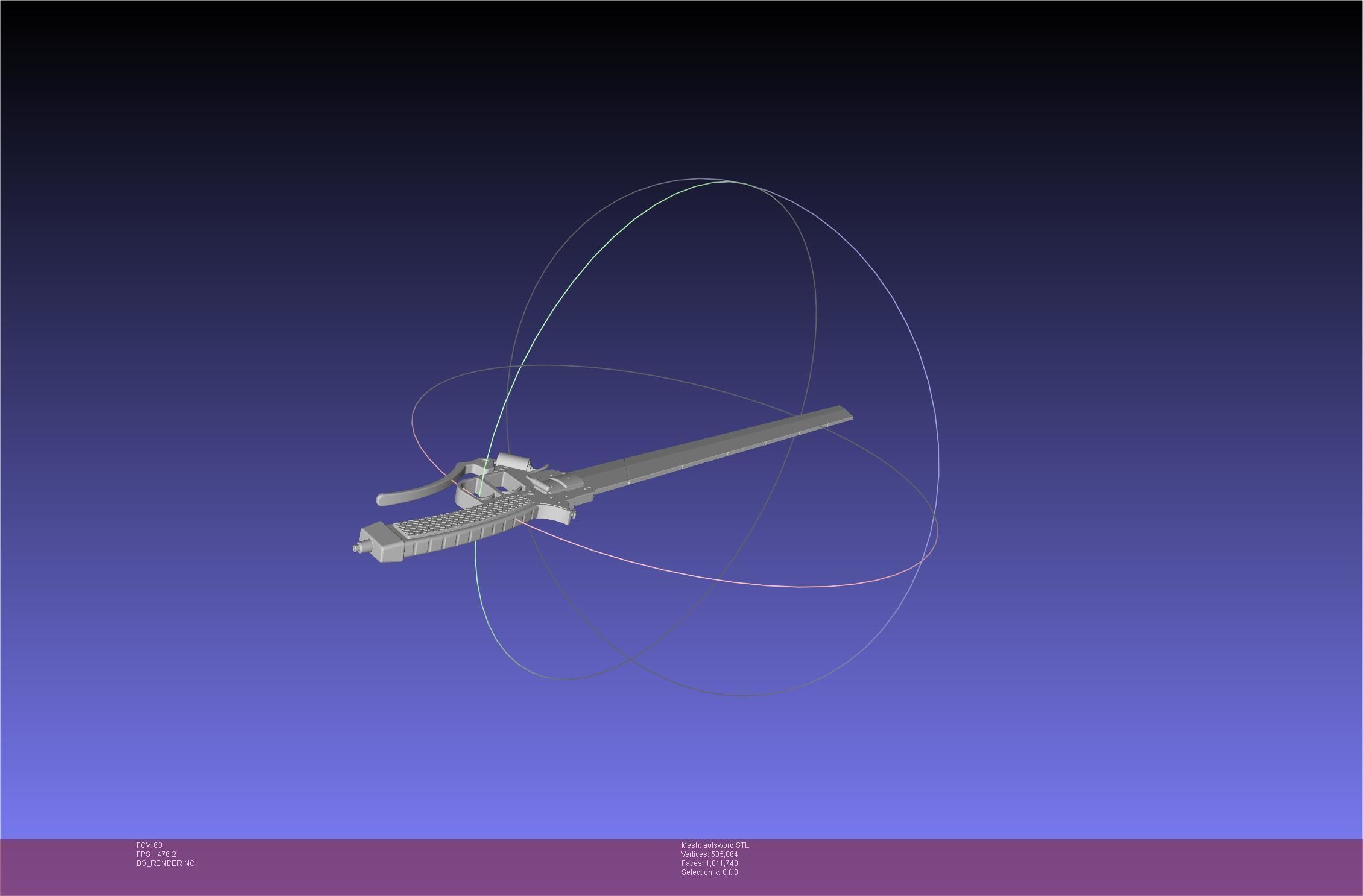 Attack On Titan Sword Printable Assembly Rework 3D print model_70