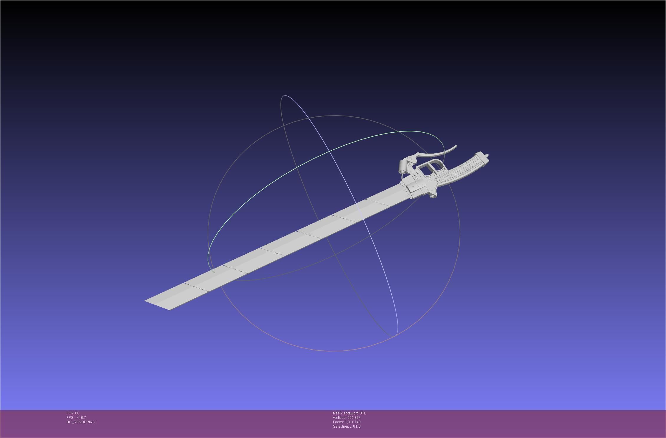 Attack On Titan Sword Printable Assembly Rework 3D print model_55