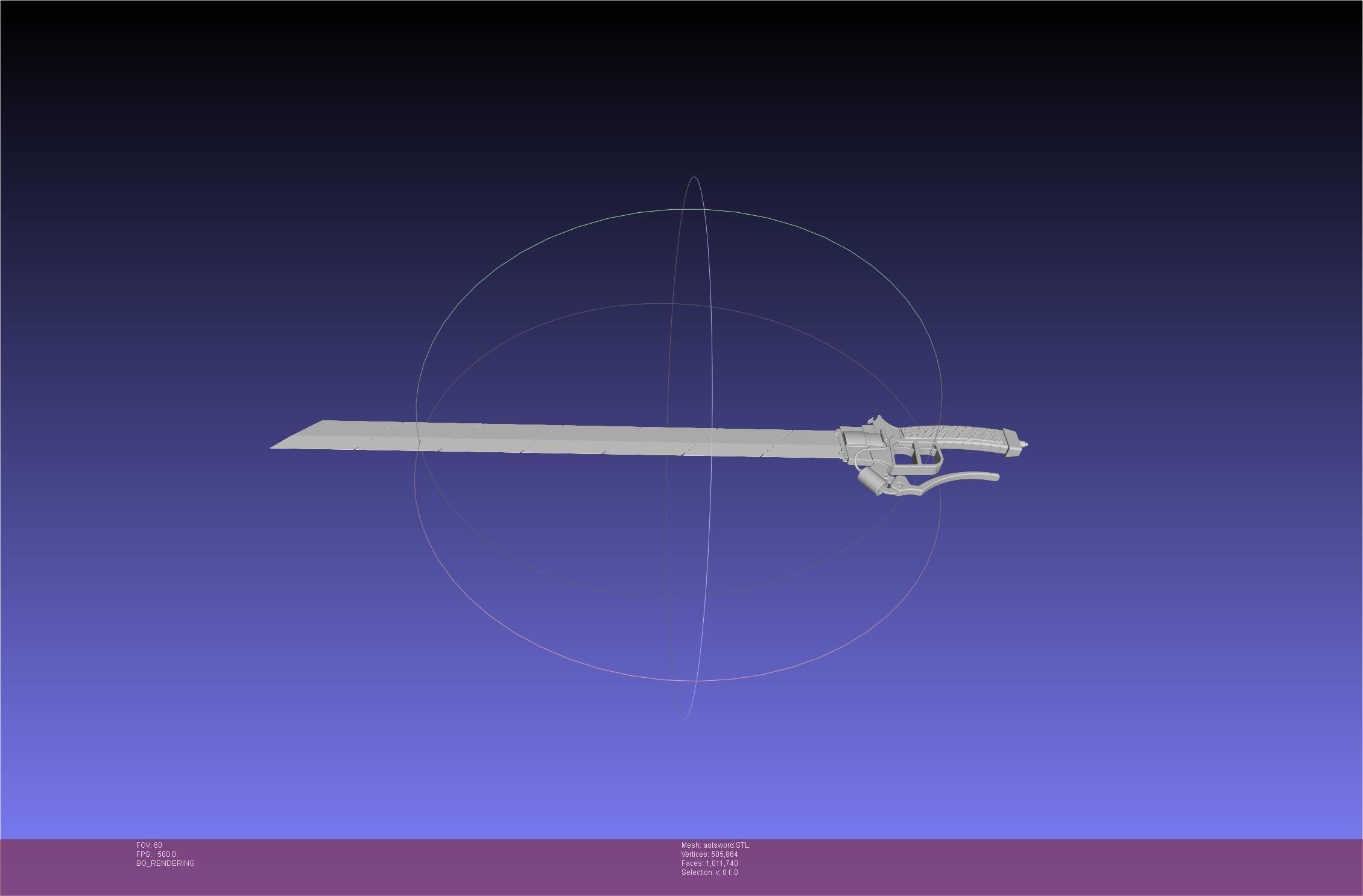 Attack On Titan Sword Printable Assembly Rework 3D print model_29