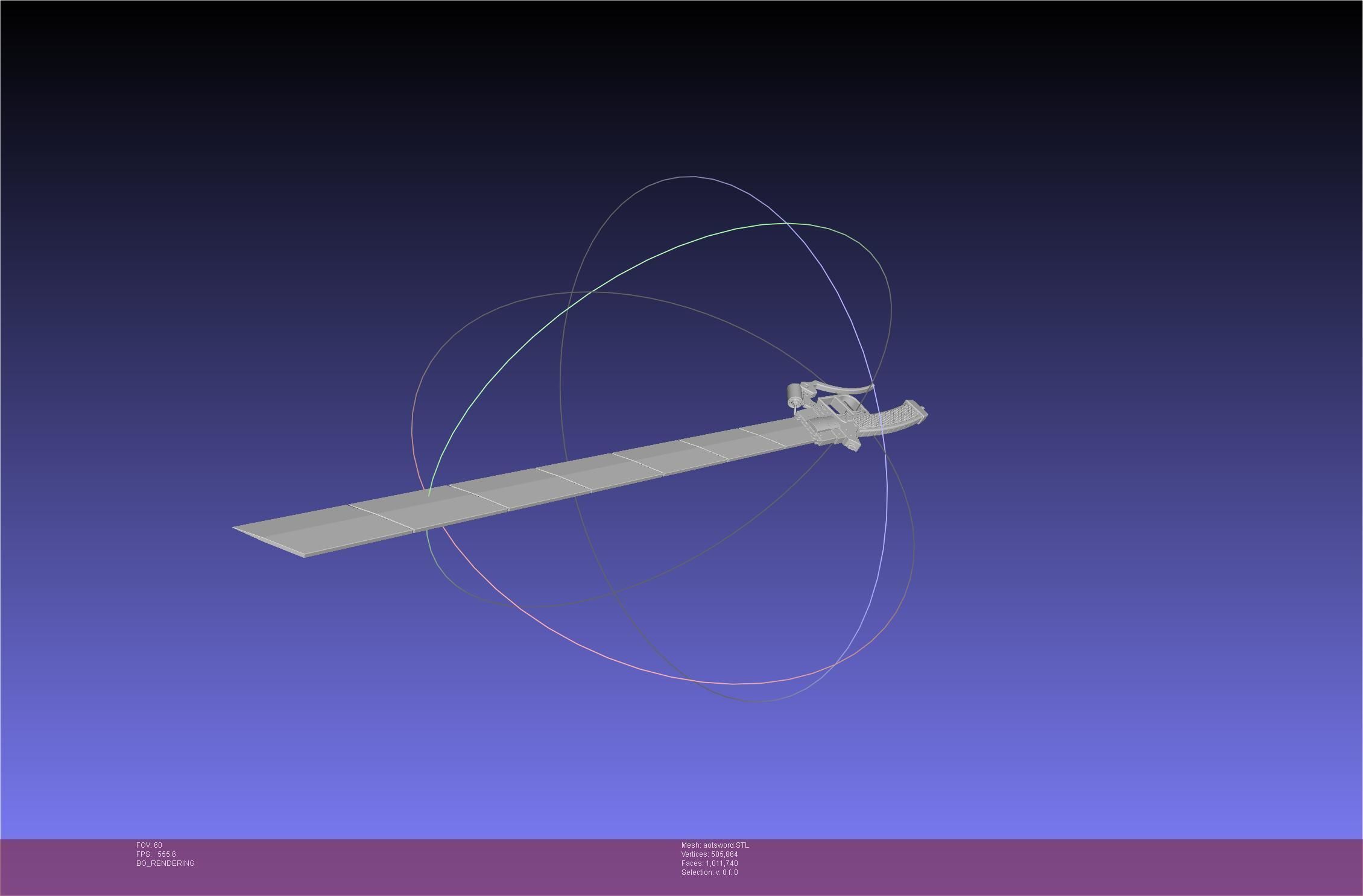 Attack On Titan Sword Printable Assembly Rework 3D print model_22