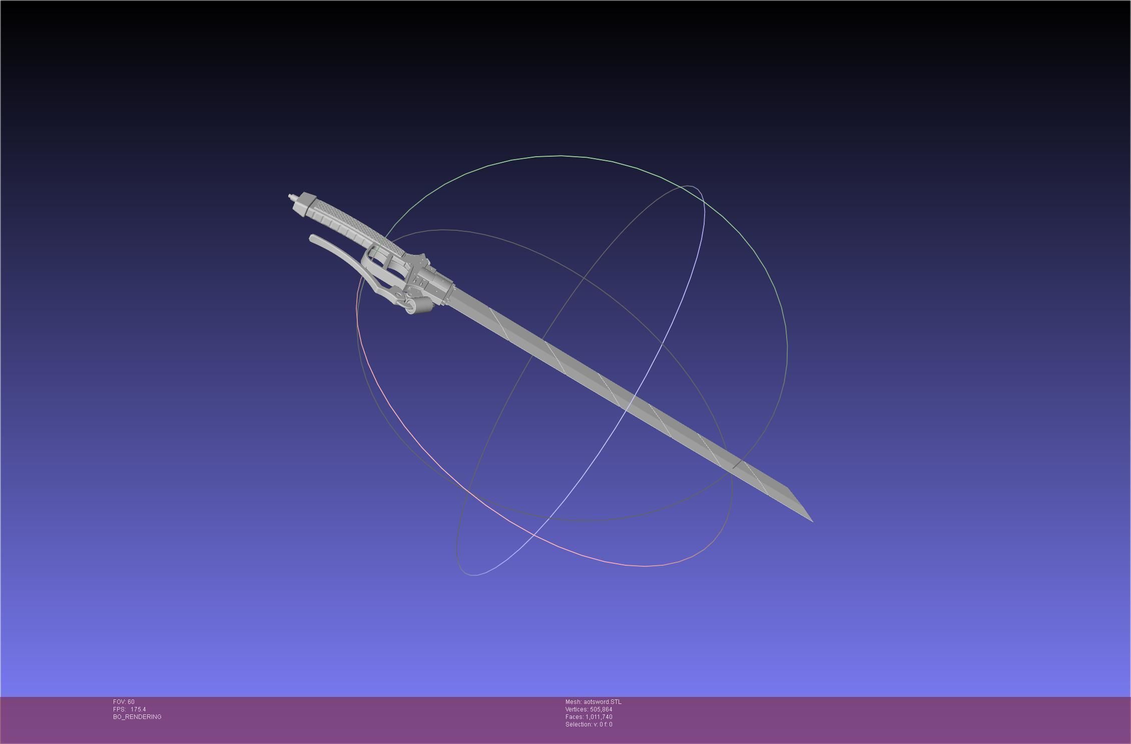 Attack On Titan Sword Printable Assembly Rework 3D print model_58